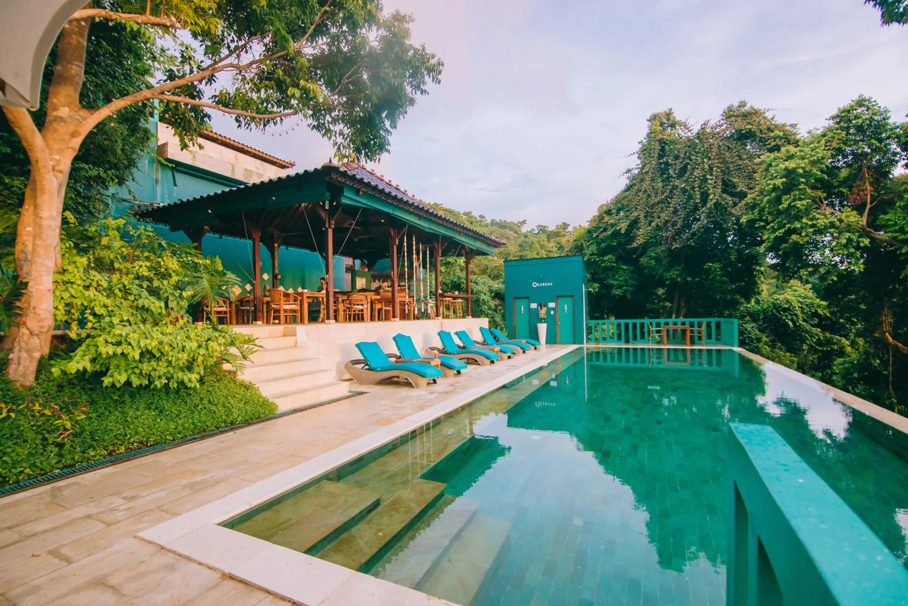 Swimming pool in The Jungle Lodge -Glamping at Karuna El Nido