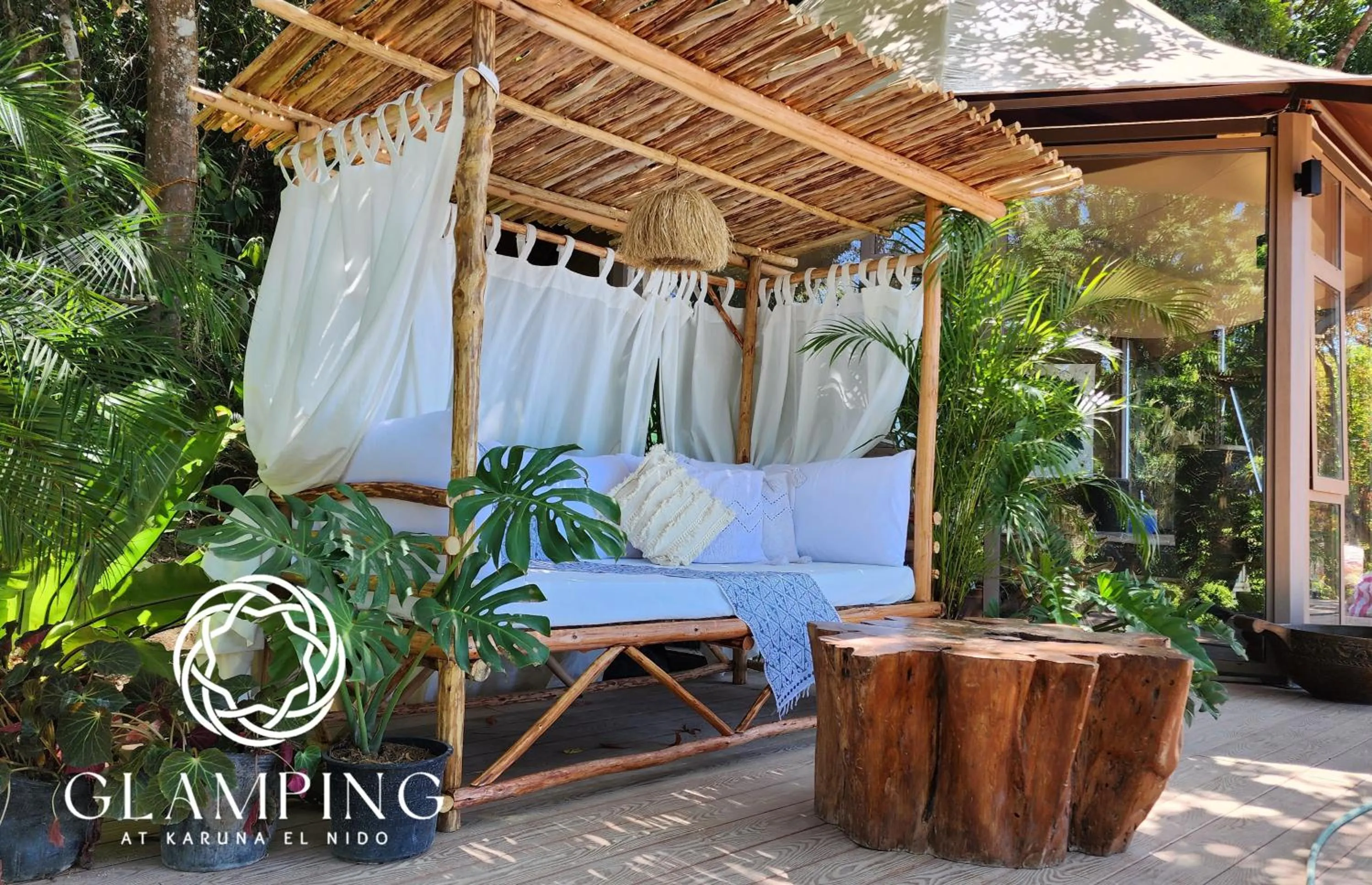 Day in The Jungle Lodge -Glamping at Karuna El Nido