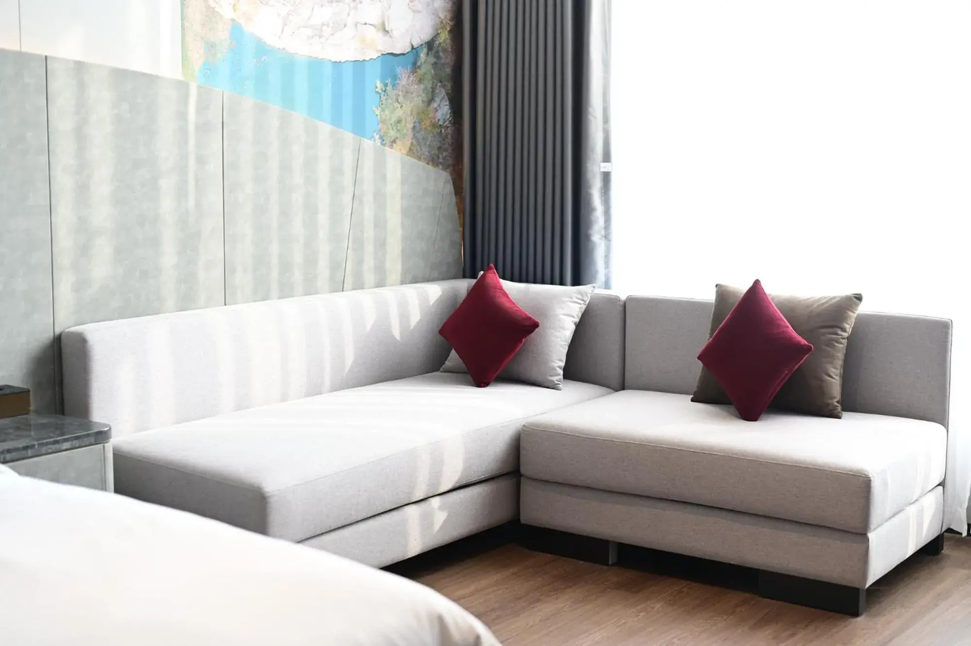 Premier King Room - Non-Smoking in Ramada by Wyndham Qingdao Jiaodong International Airport Premier King Room - Non-Smoking in Ramada by Wyndham Qingdao Jiaodong International Airport