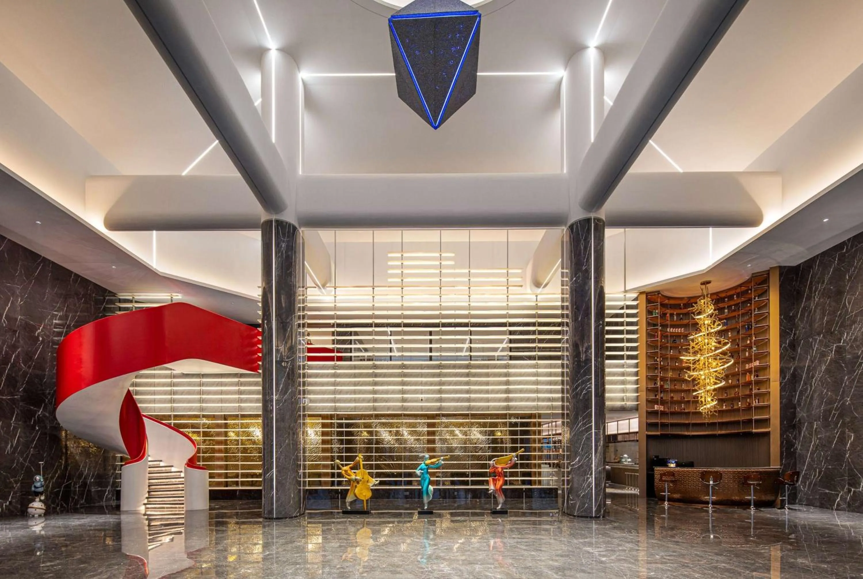 Lobby or reception in Ramada by Wyndham Qingdao Jiaodong International Airport