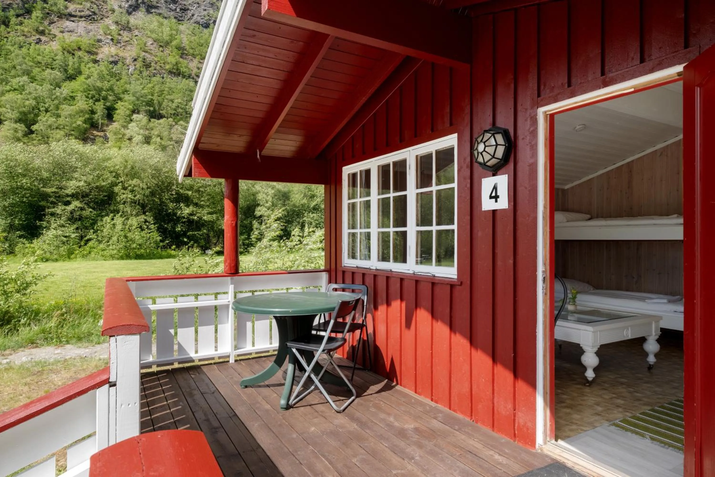 Patio in Utladalen Camping
