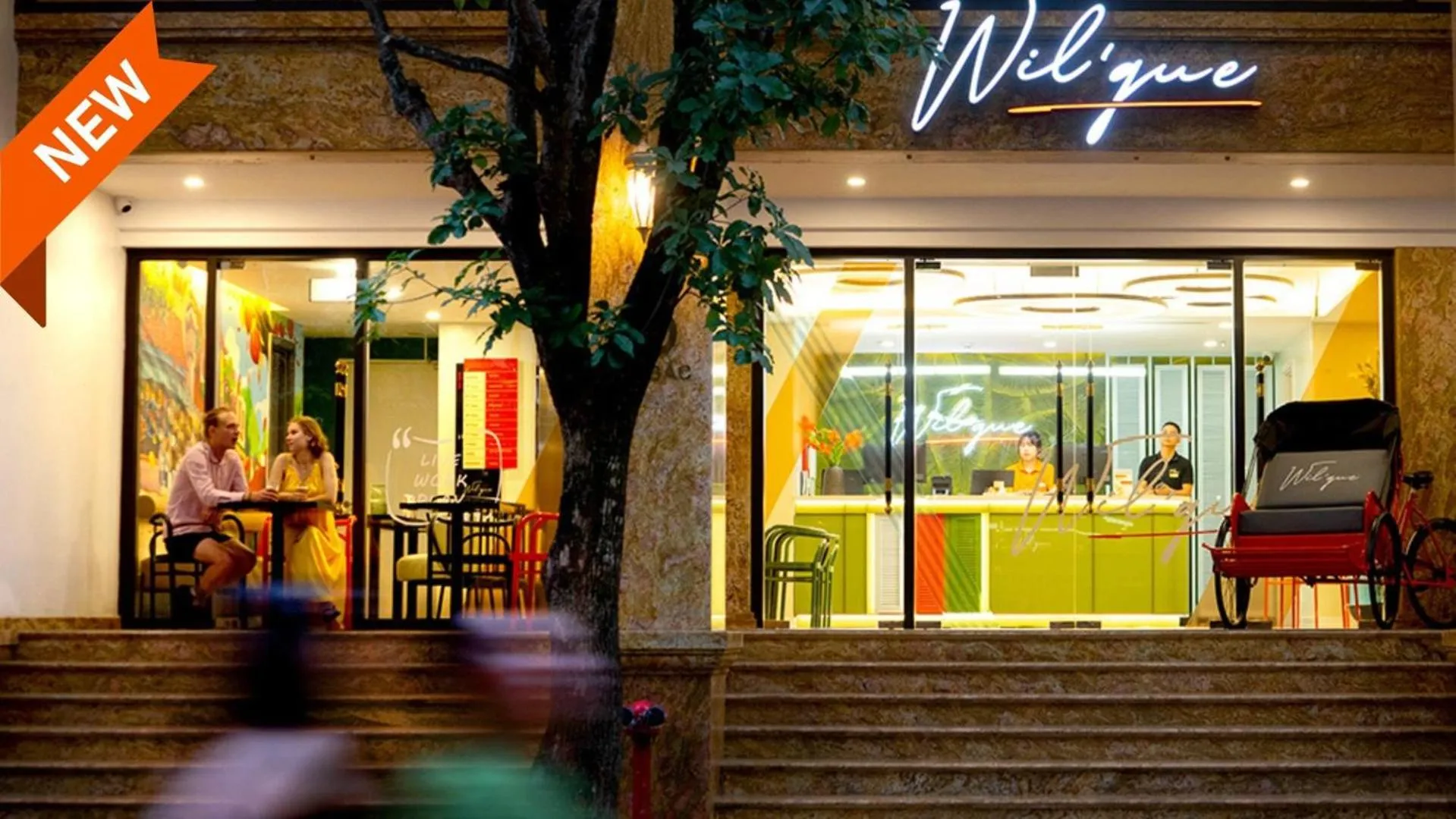 Facade/entrance in Wilque Hotel Hanoi