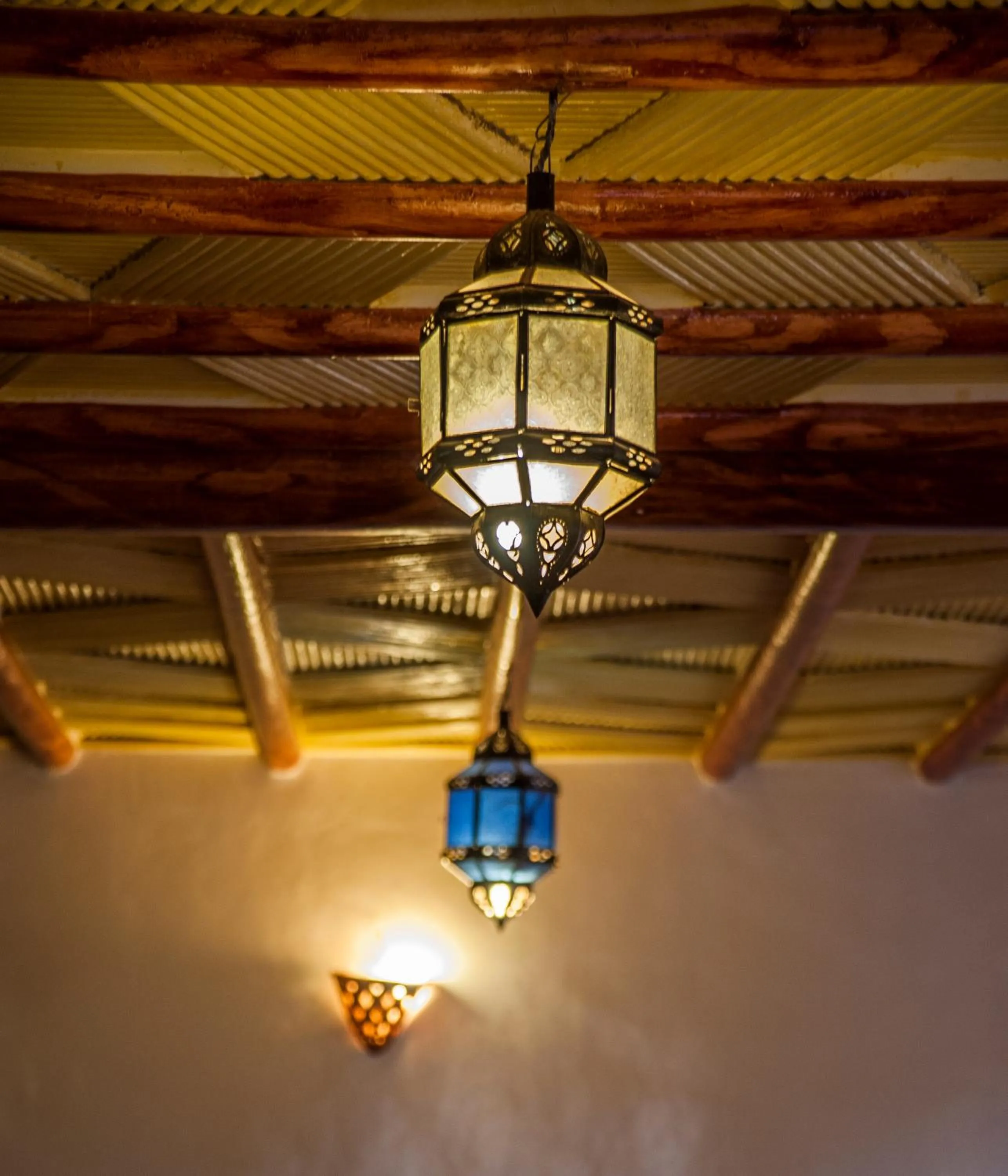 Decorative detail in La Baraka Auberge