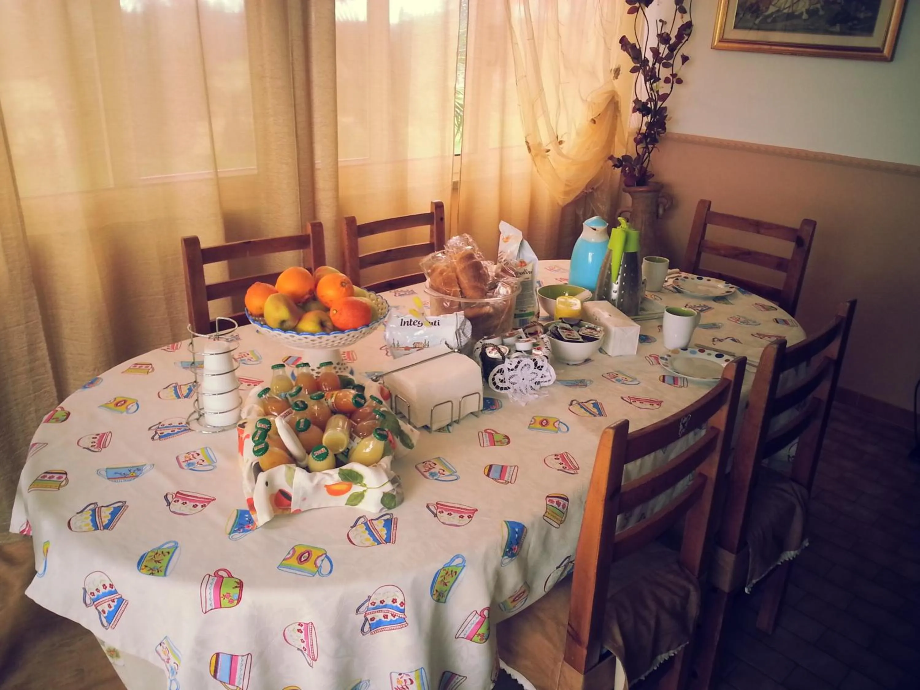 Food and drinks in La Finestra Sul Cortile