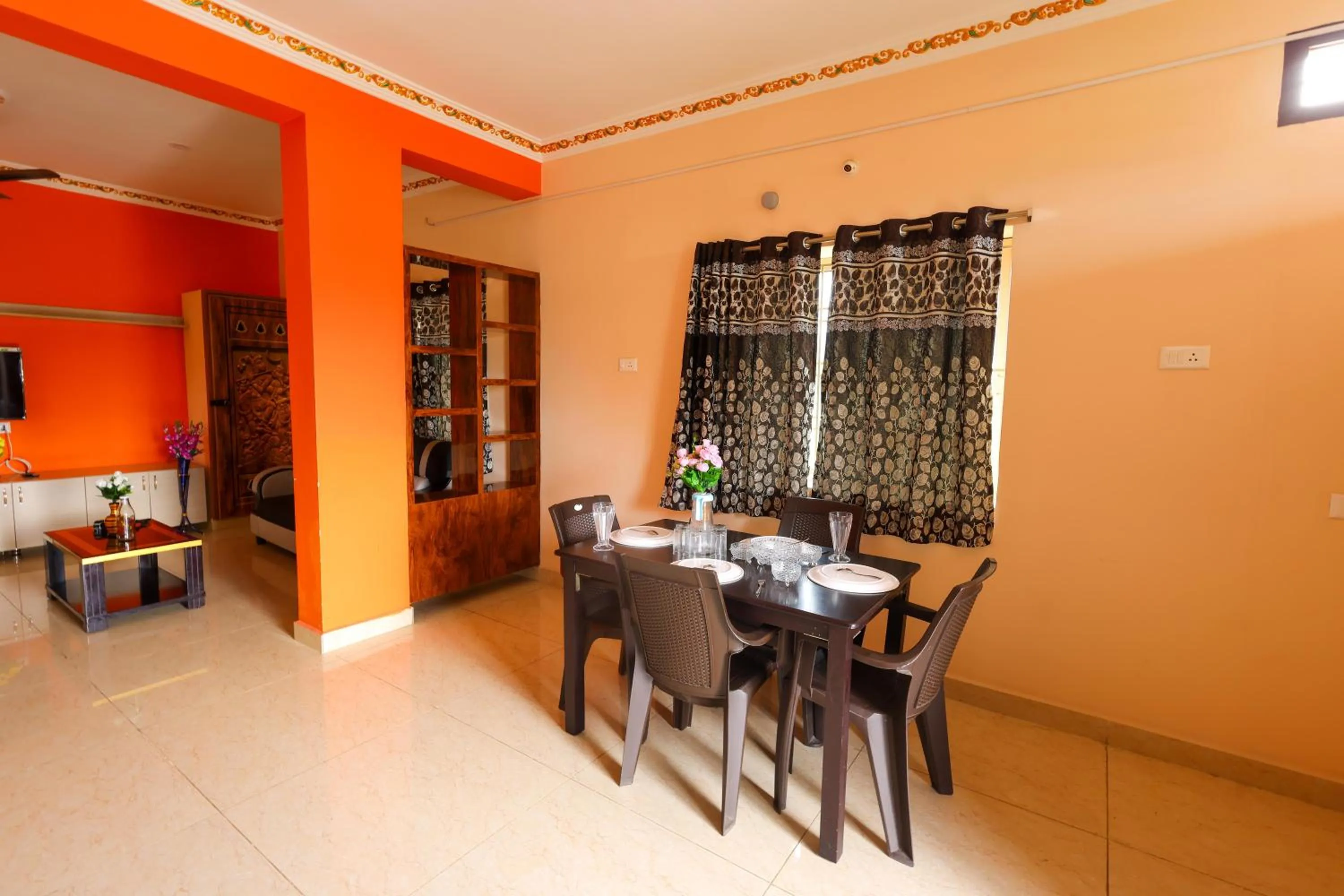 Dining area in SBHS Homestay - Garudadri - Tirupati Bus Stand