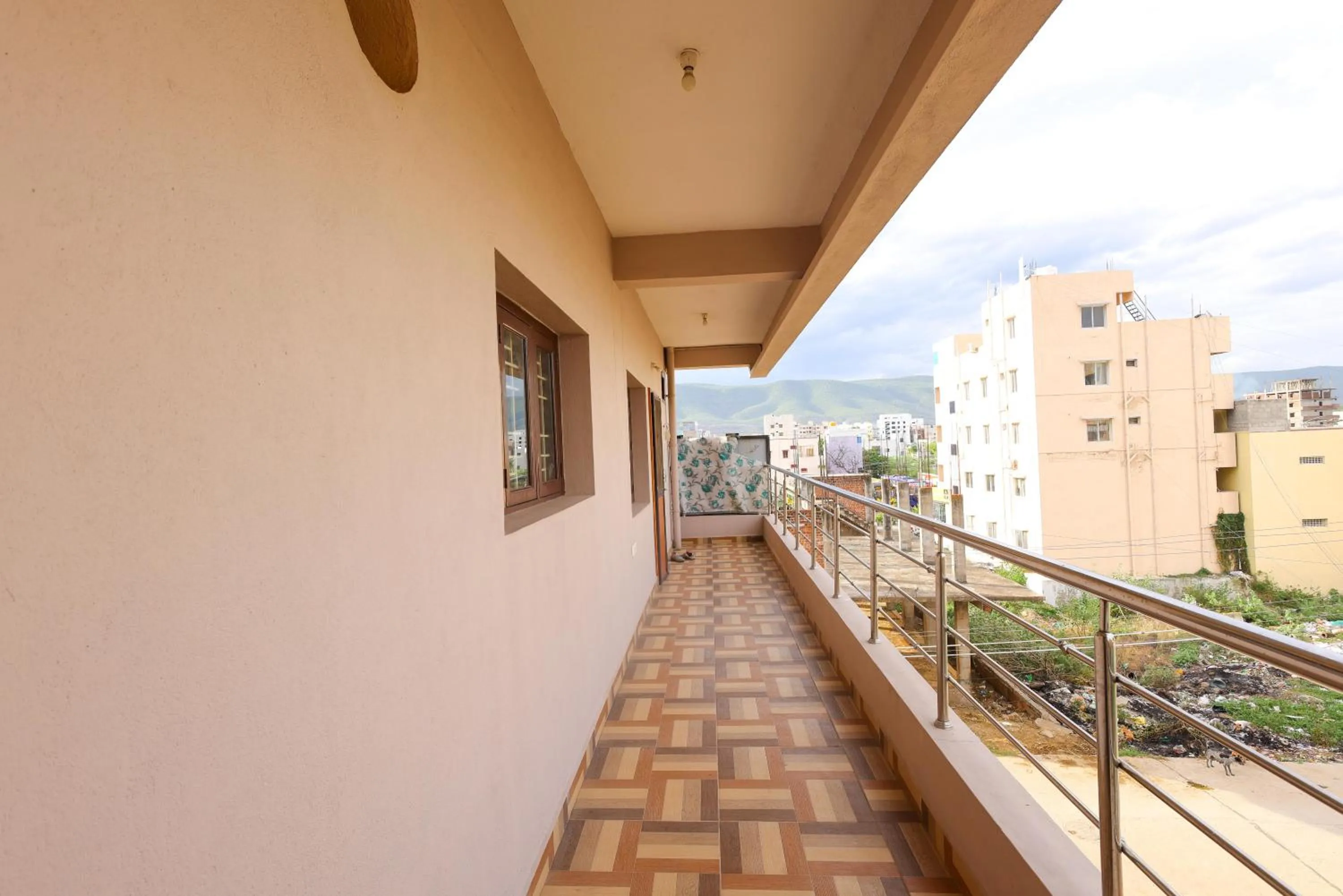 Balcony/Terrace in SBHS Homestay - Garudadri - Tirupati Bus Stand