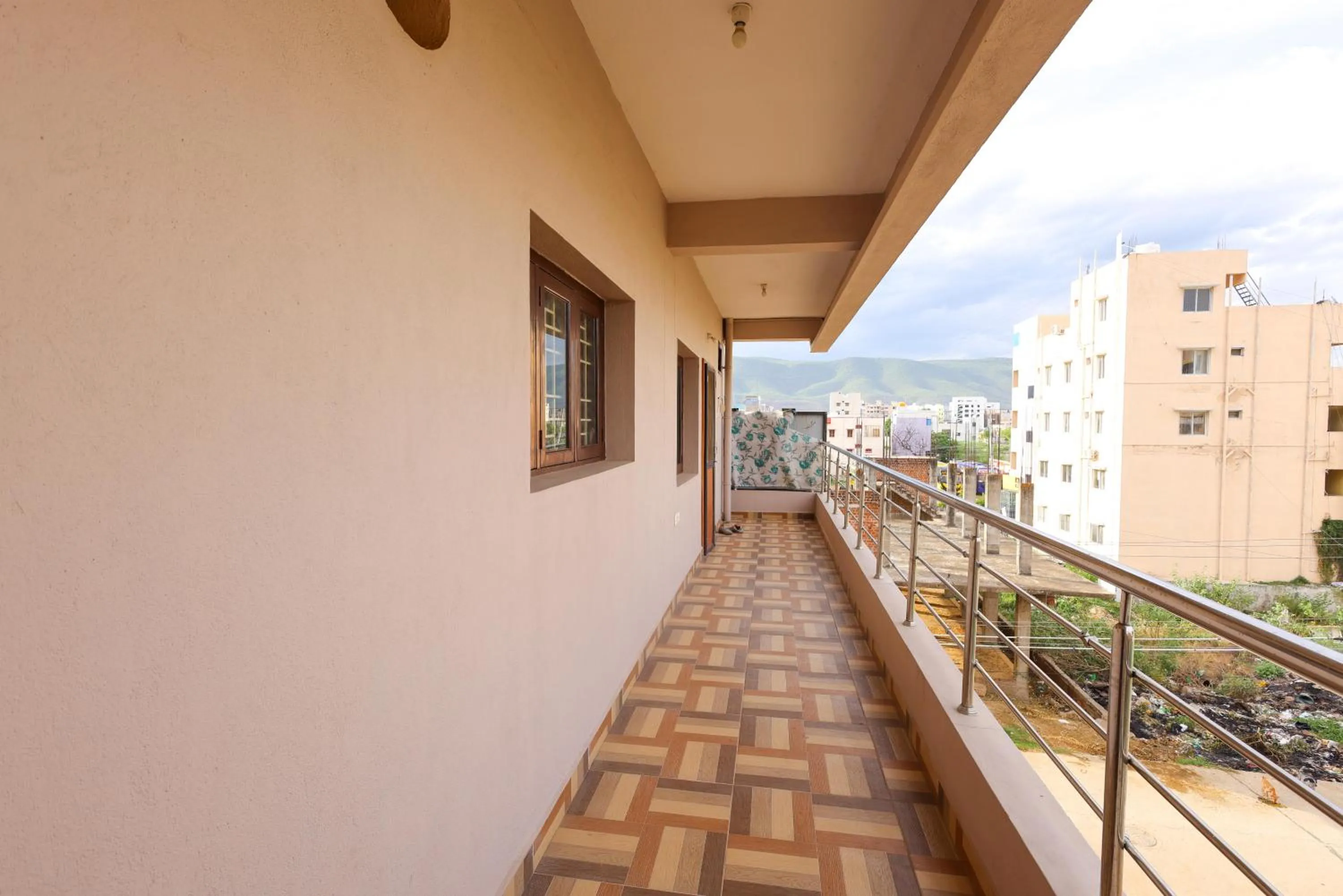 Balcony/Terrace in SBHS Homestay - Garudadri - Tirupati Bus Stand