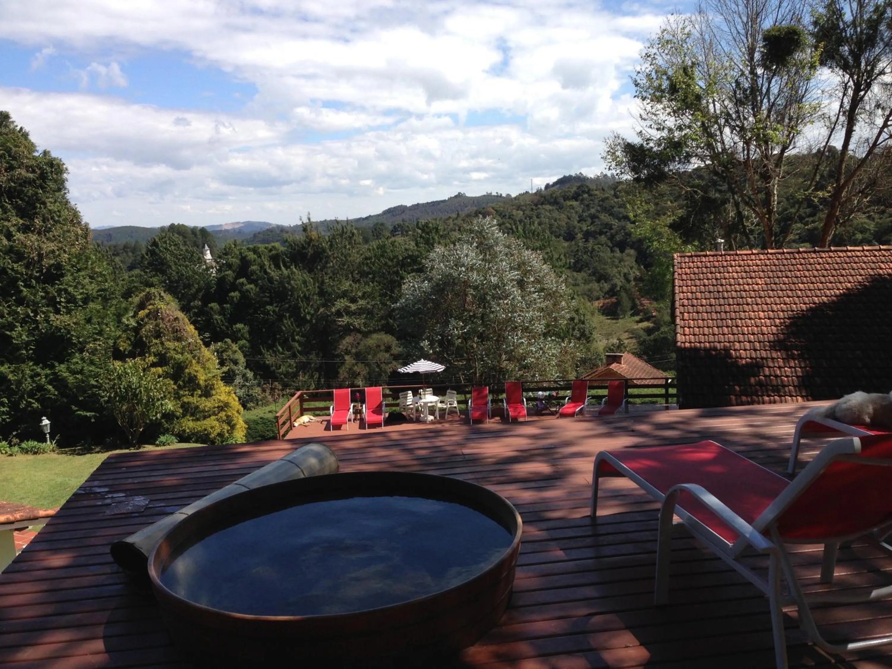 Hot Tub in Hospedagem Spa da Alma