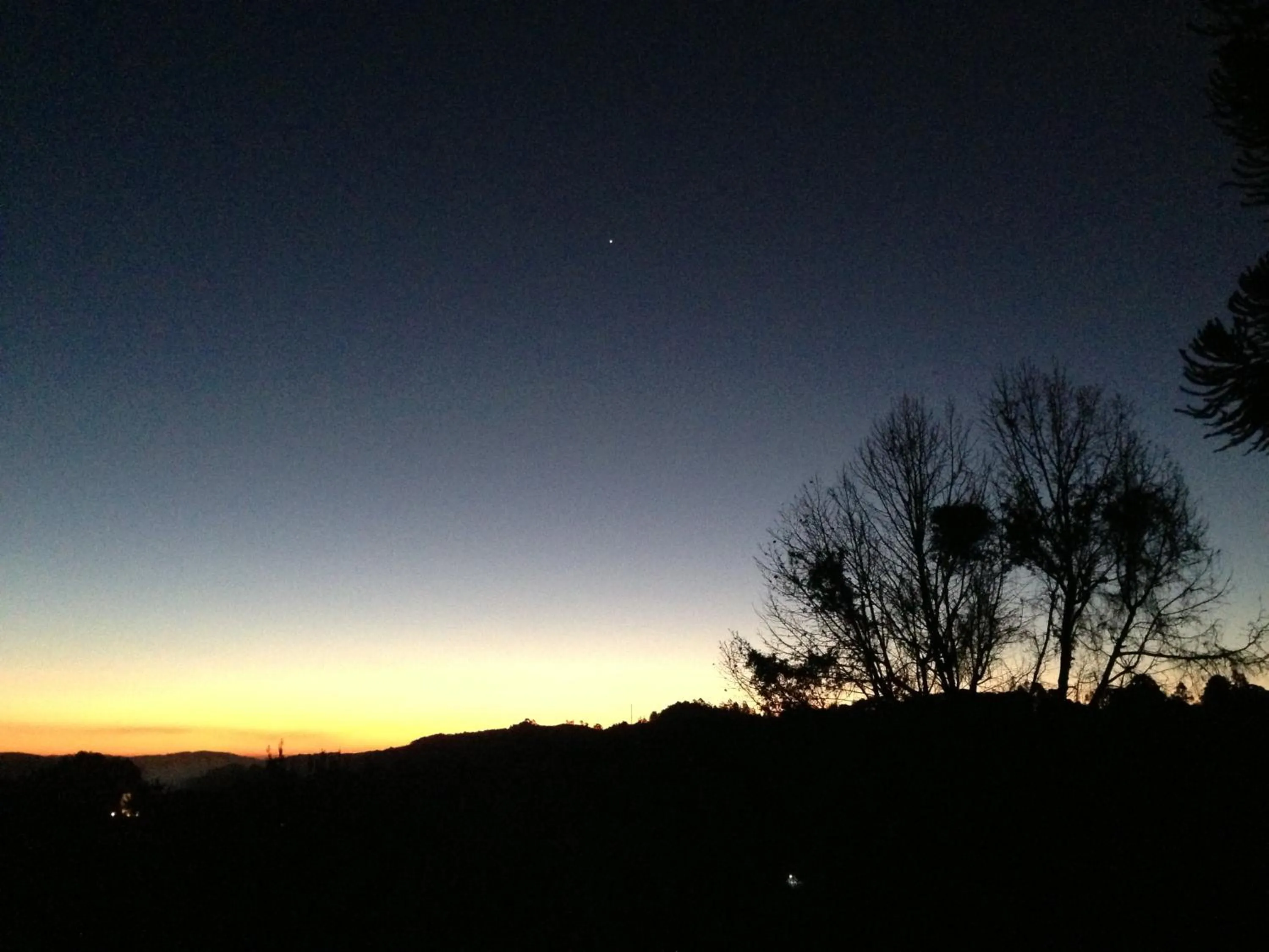 Sunset in Hospedagem Spa da Alma