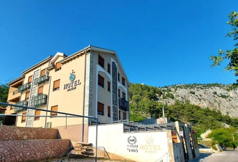 Property building in Hotel Blagaj Mostar