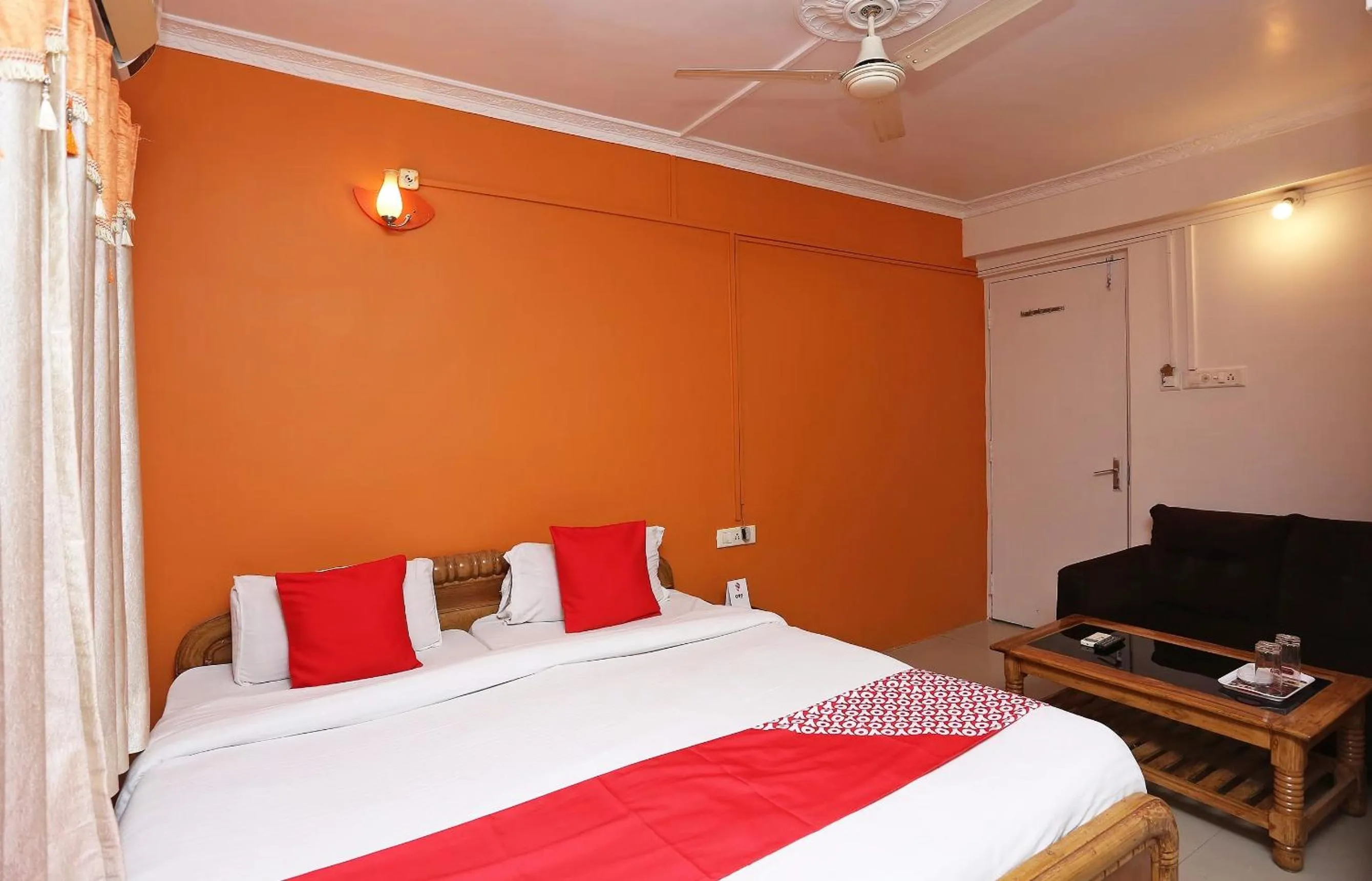 Bedroom, Bed in Hotel O New Mega Palace