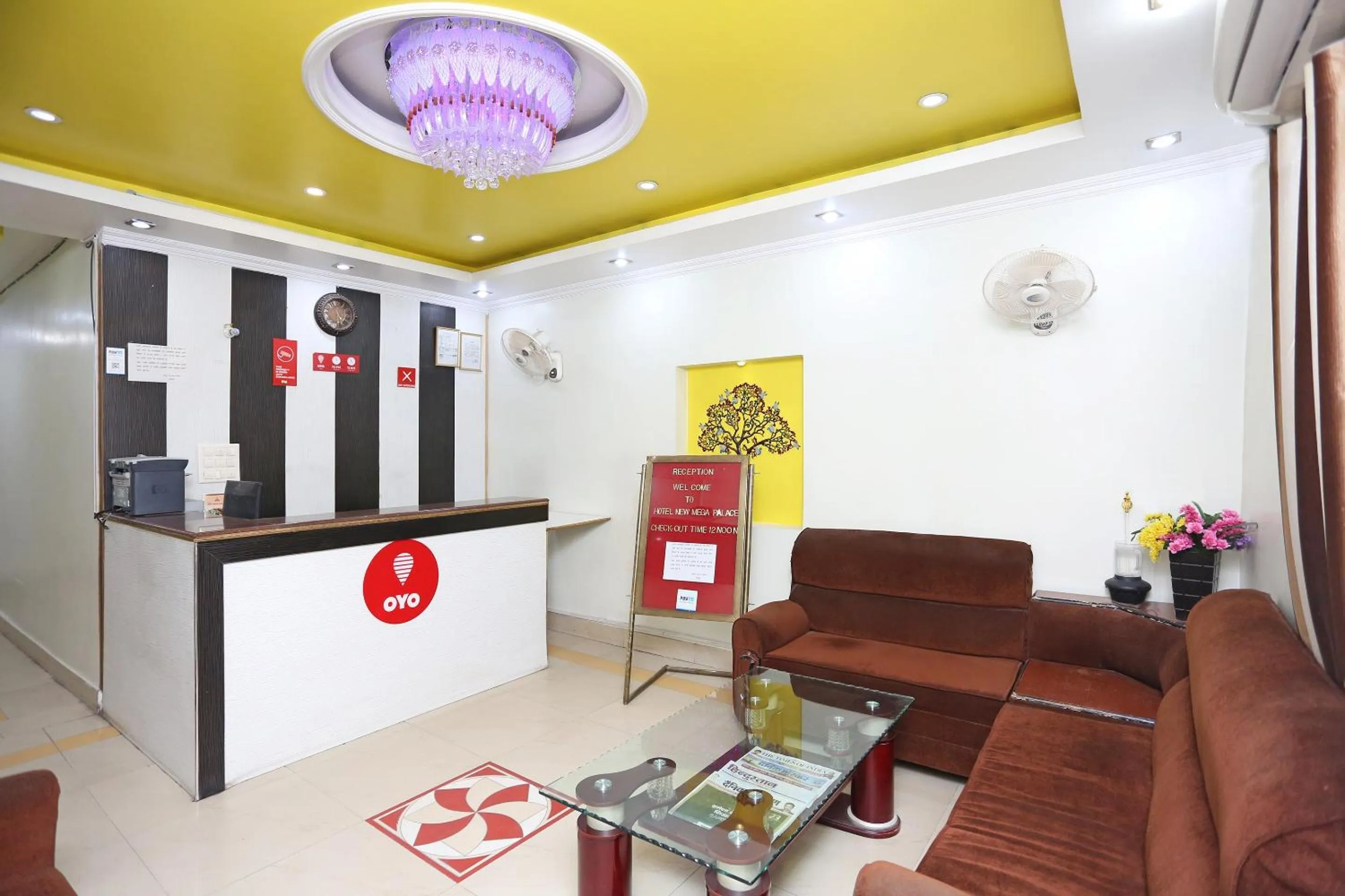 Lobby or reception in Hotel O New Mega Palace