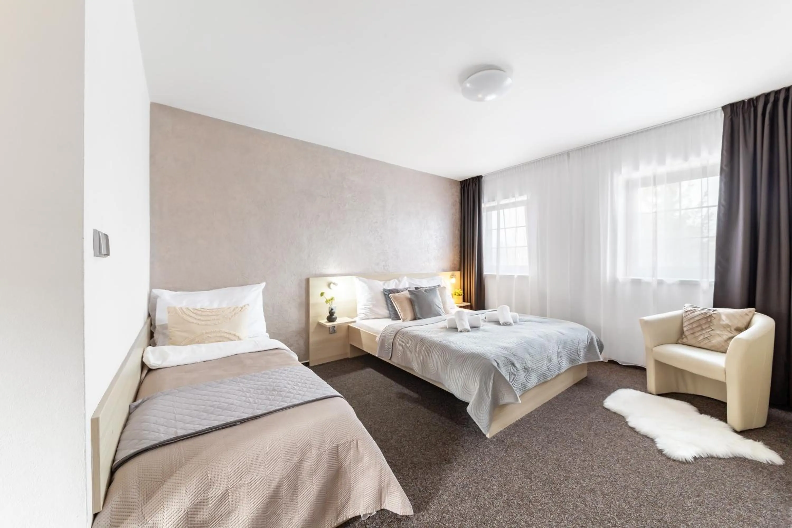 Bed in Penzion Pepovka