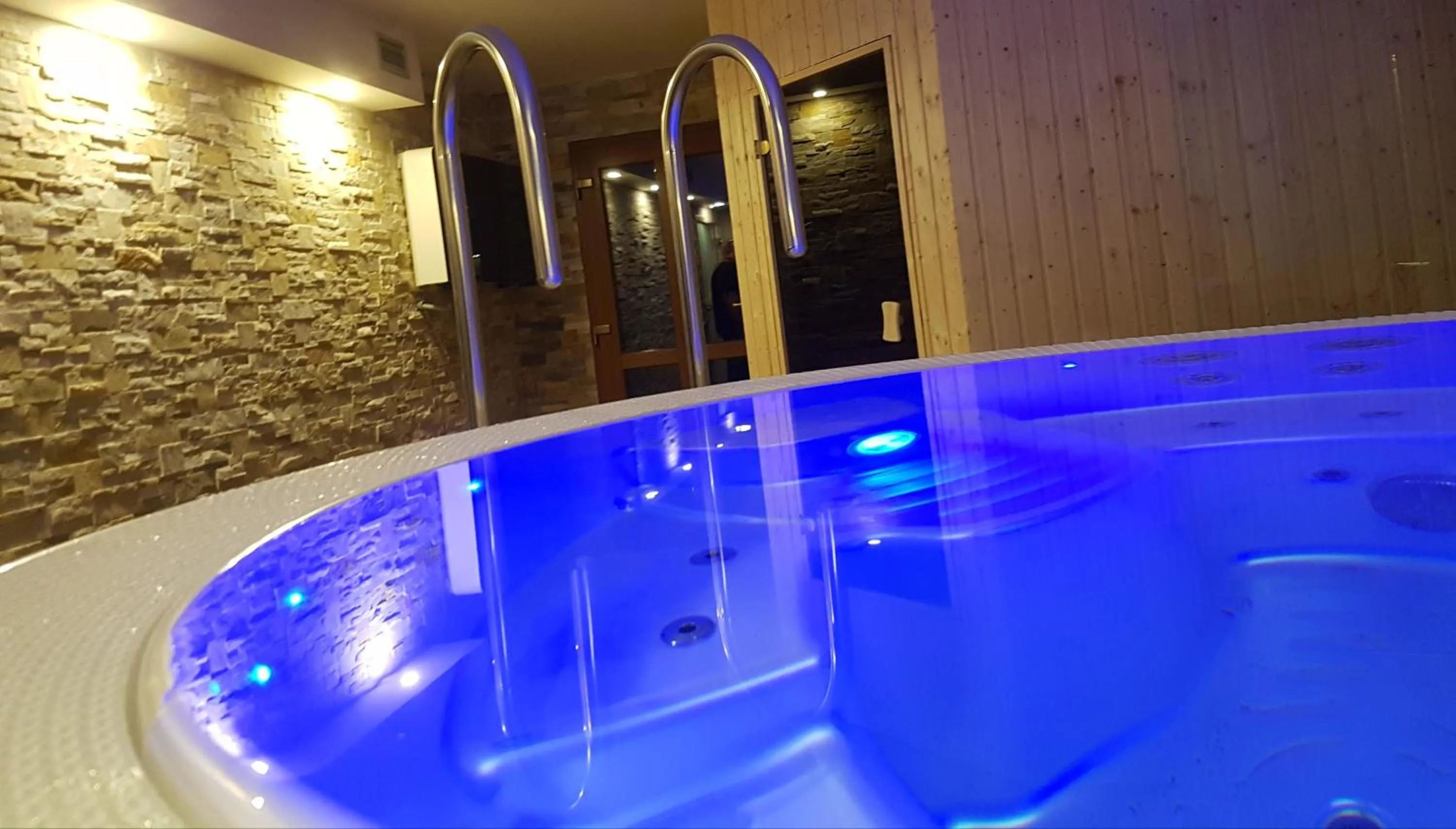 Hot Tub in Penzion Pepovka