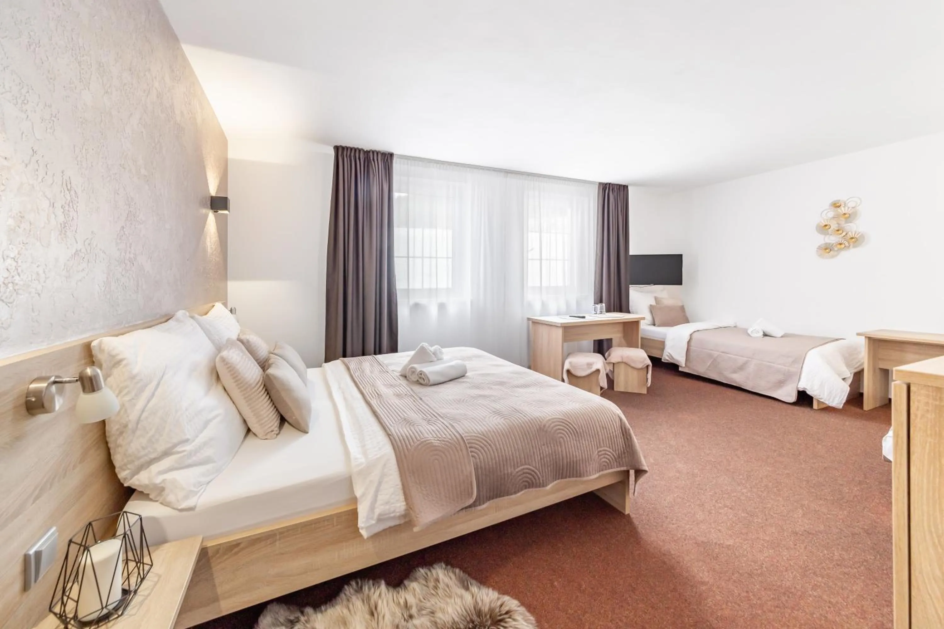 Bed in Penzion Pepovka