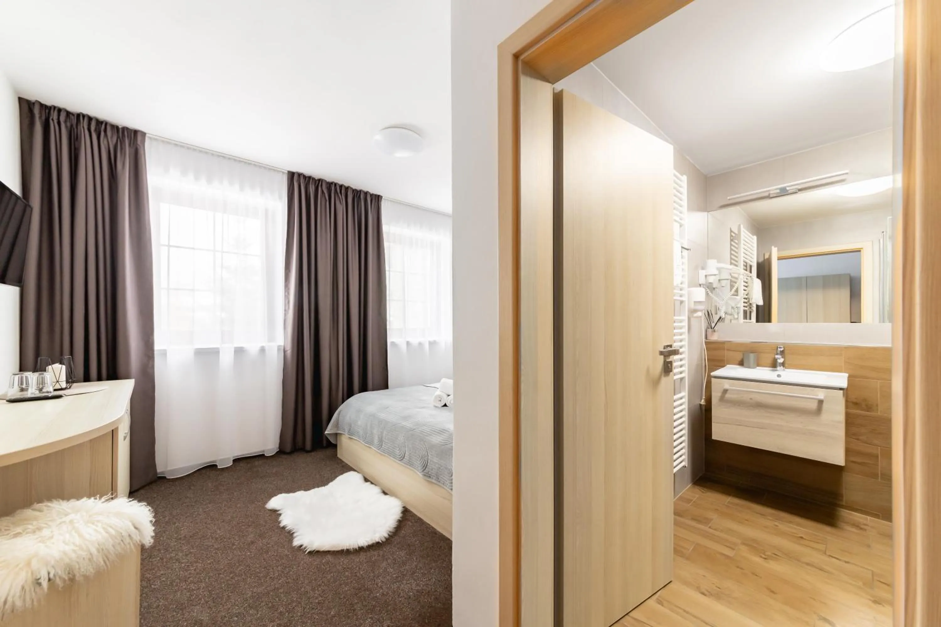 Bed in Penzion Pepovka