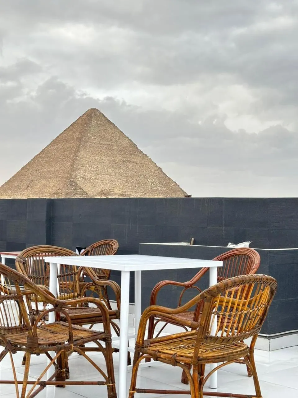 Patio in Prince Pyramids Inn