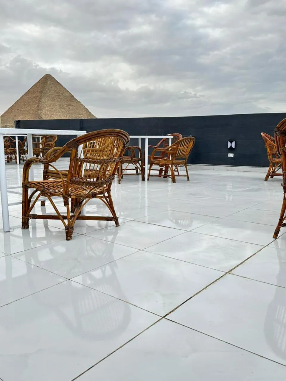 Patio in Prince Pyramids Inn