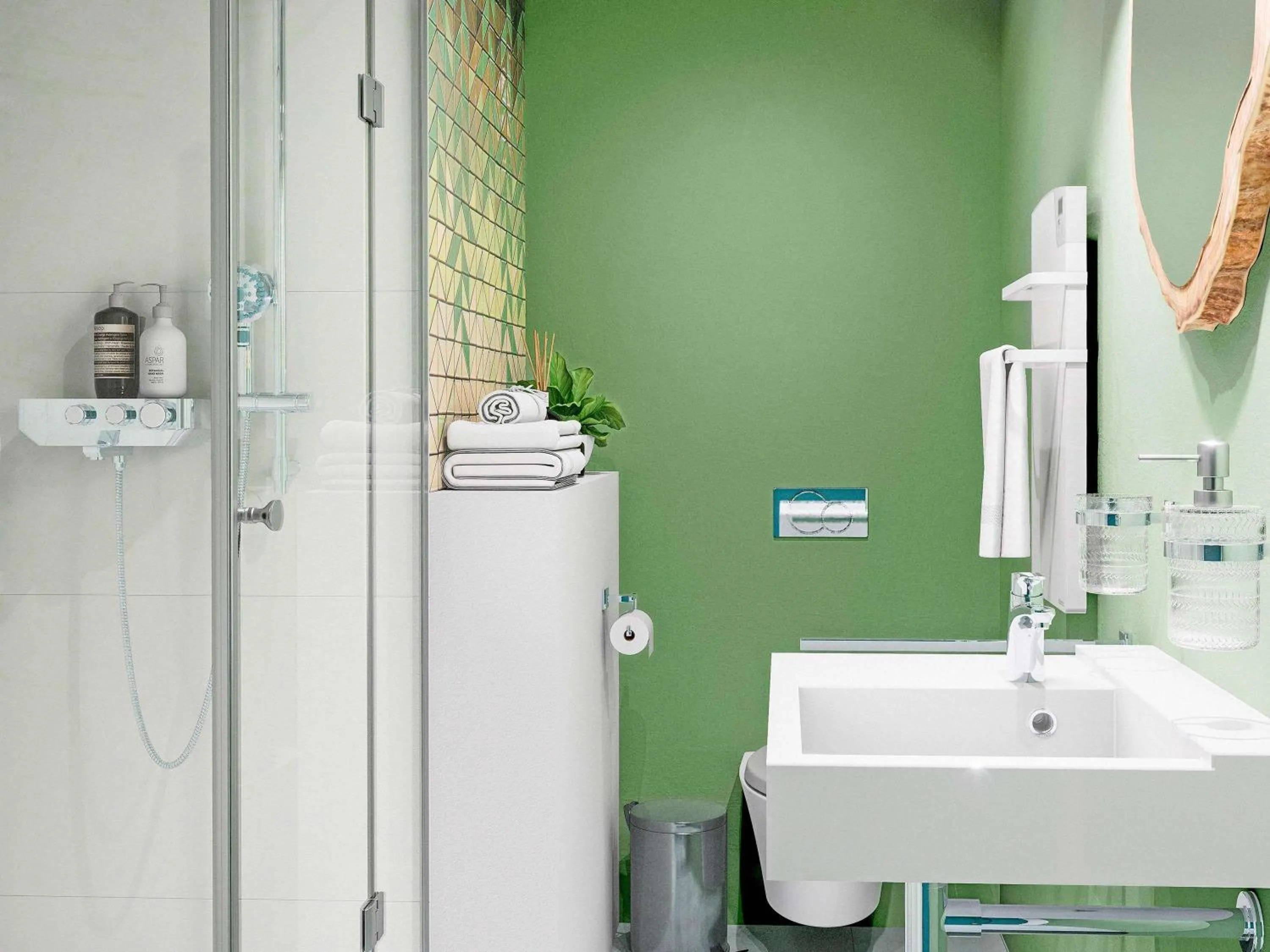 Bedroom in ibis Styles Bezons Paris La Défense