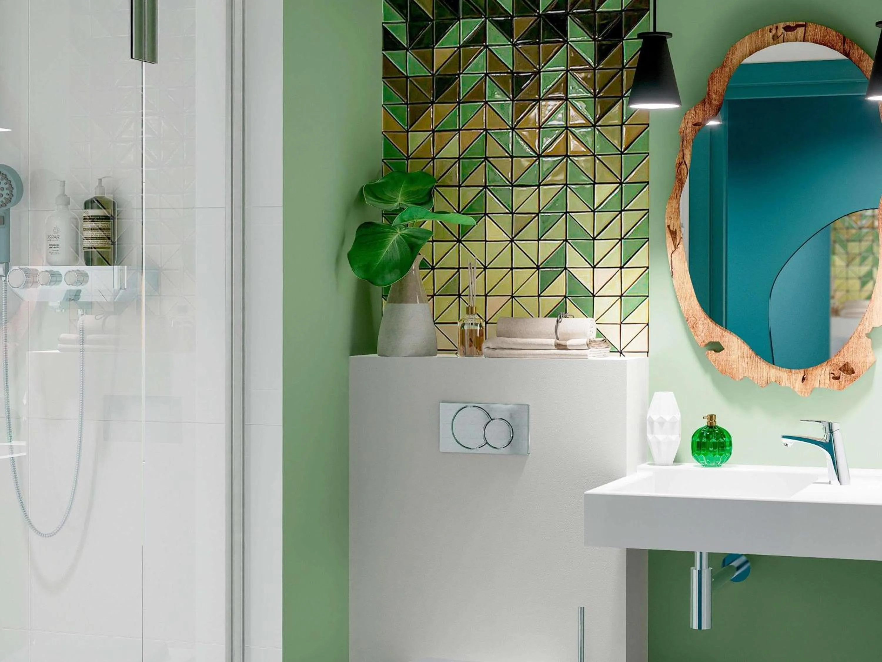 Bedroom in ibis Styles Bezons Paris La Défense