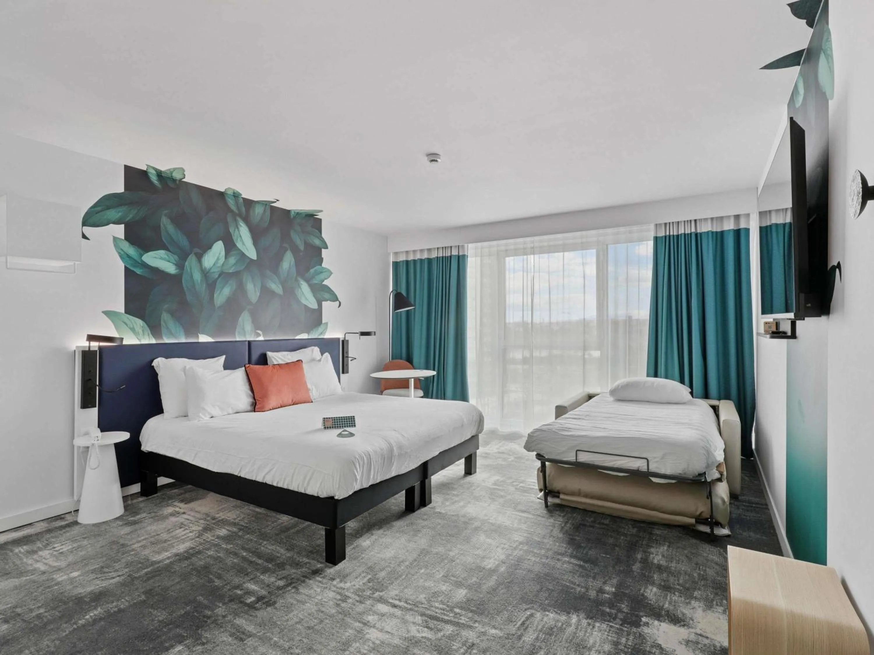 Bedroom, Bed in ibis Styles Bezons Paris La Défense