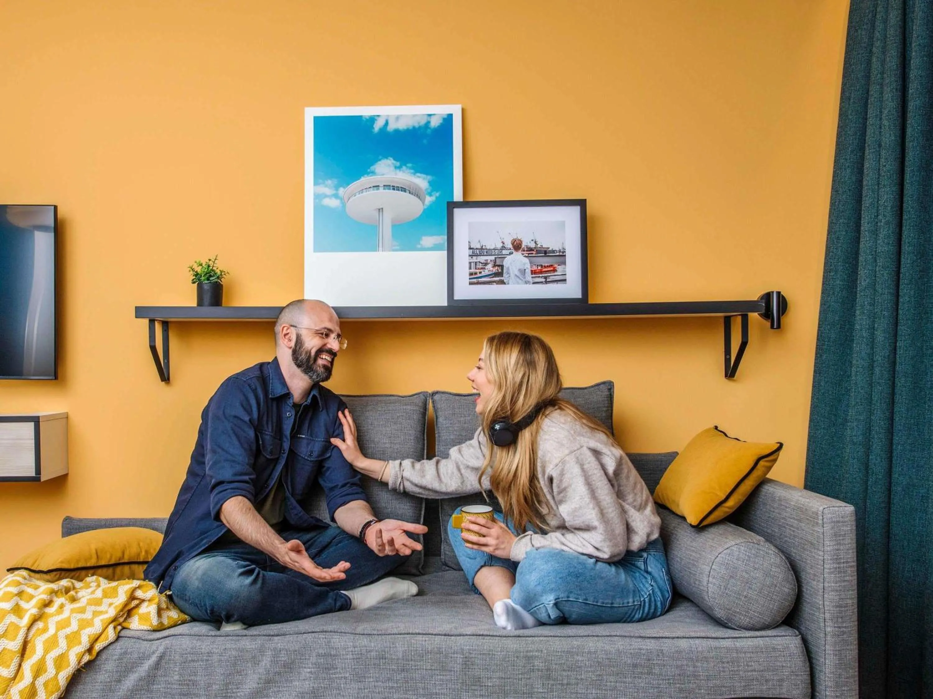 Bedroom in Aparthotel Adagio Access Porte de Camargue