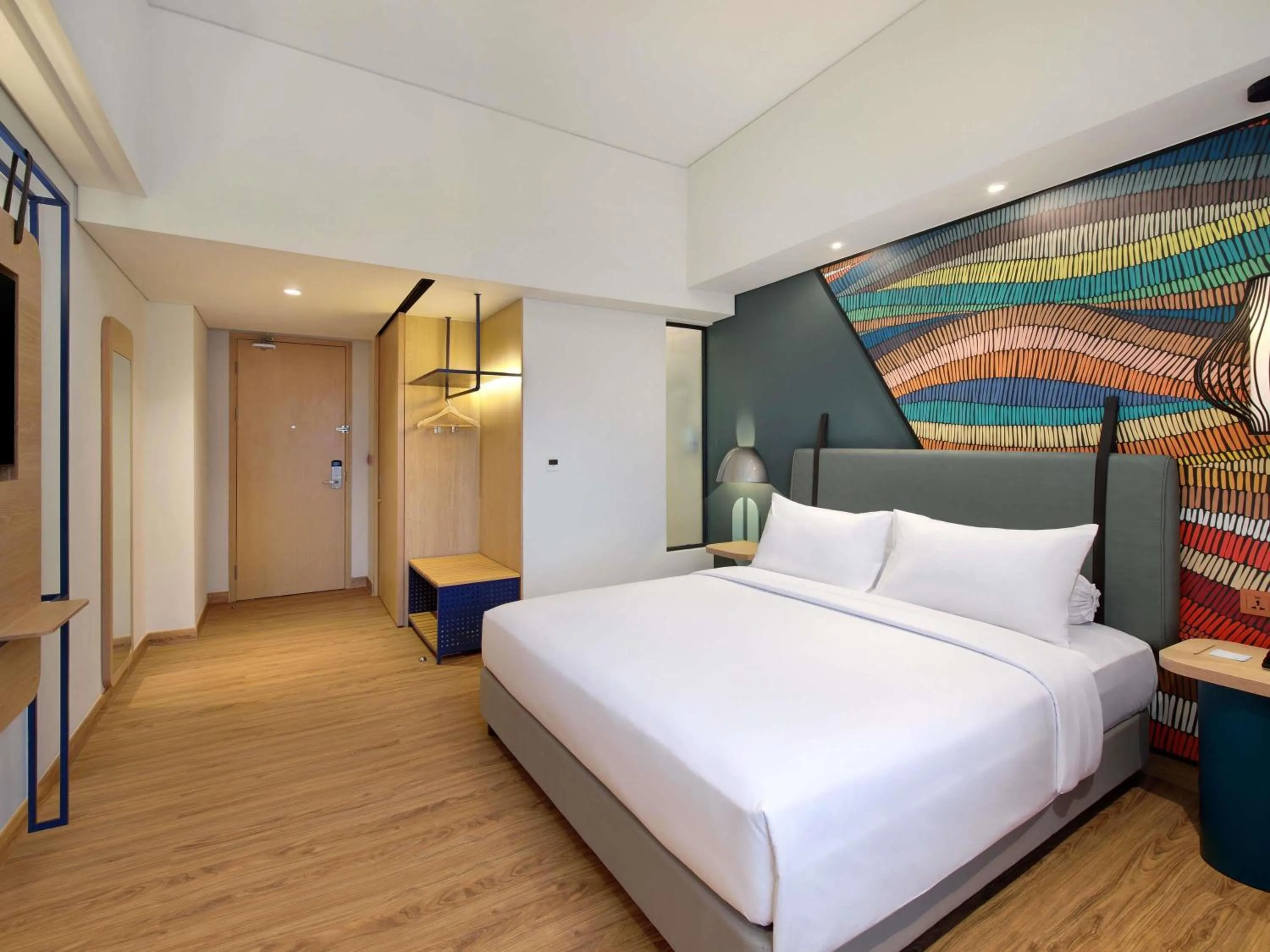 Bedroom, Bed in ibis Styles Serpong BSD City