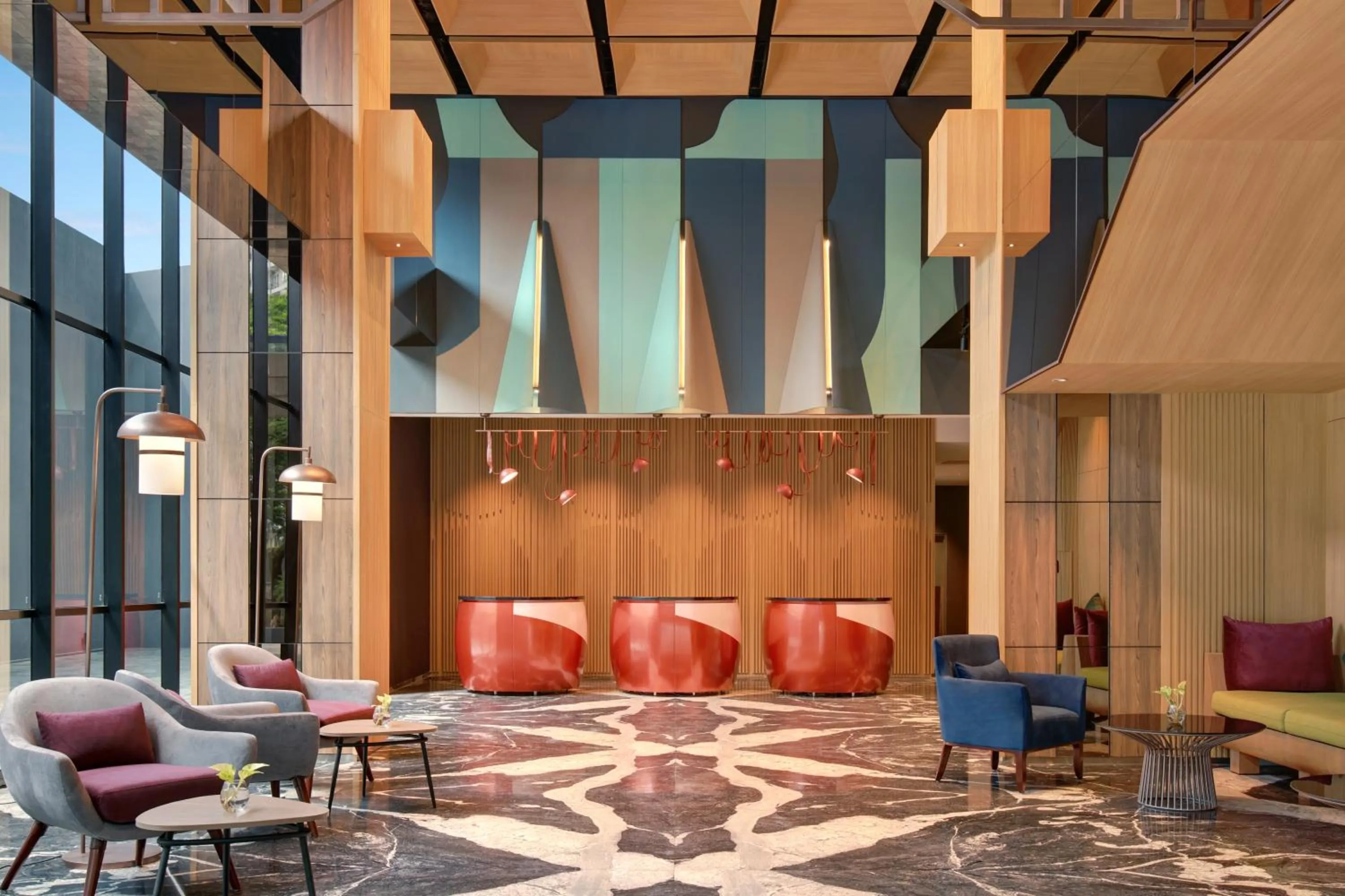 Lobby or reception in ibis Styles Serpong BSD City