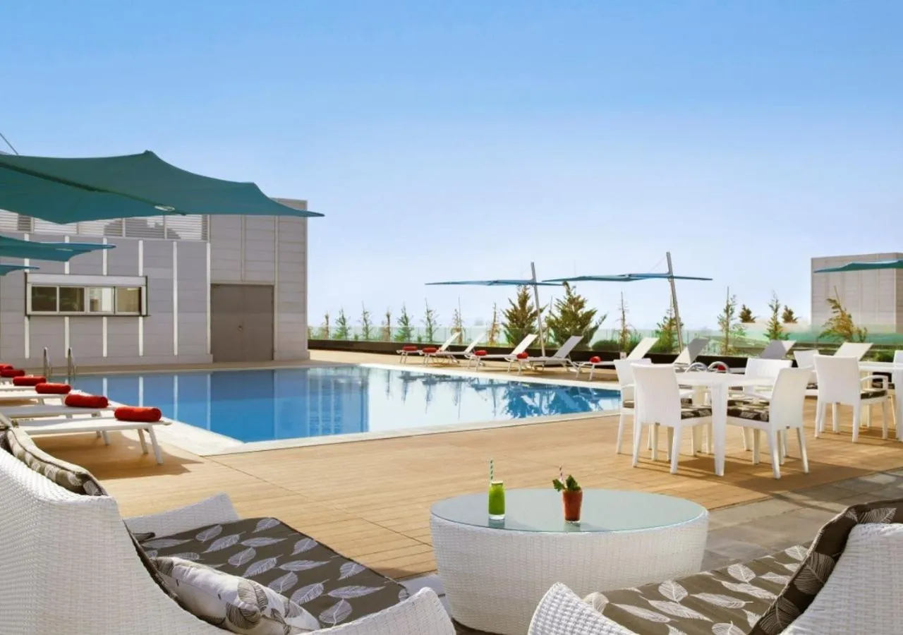 Swimming pool in The Abdali Boulevard Hotel