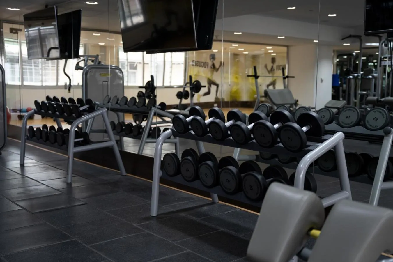 Fitness centre/facilities in The Abdali Boulevard Hotel