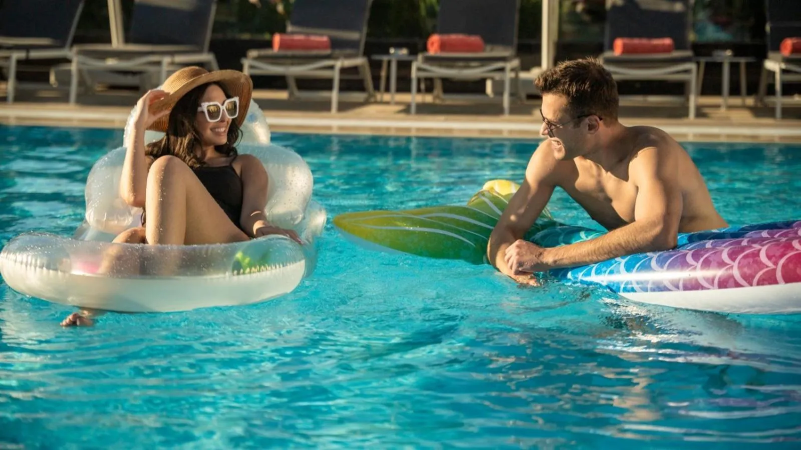 Pool view in The Abdali Boulevard Hotel
