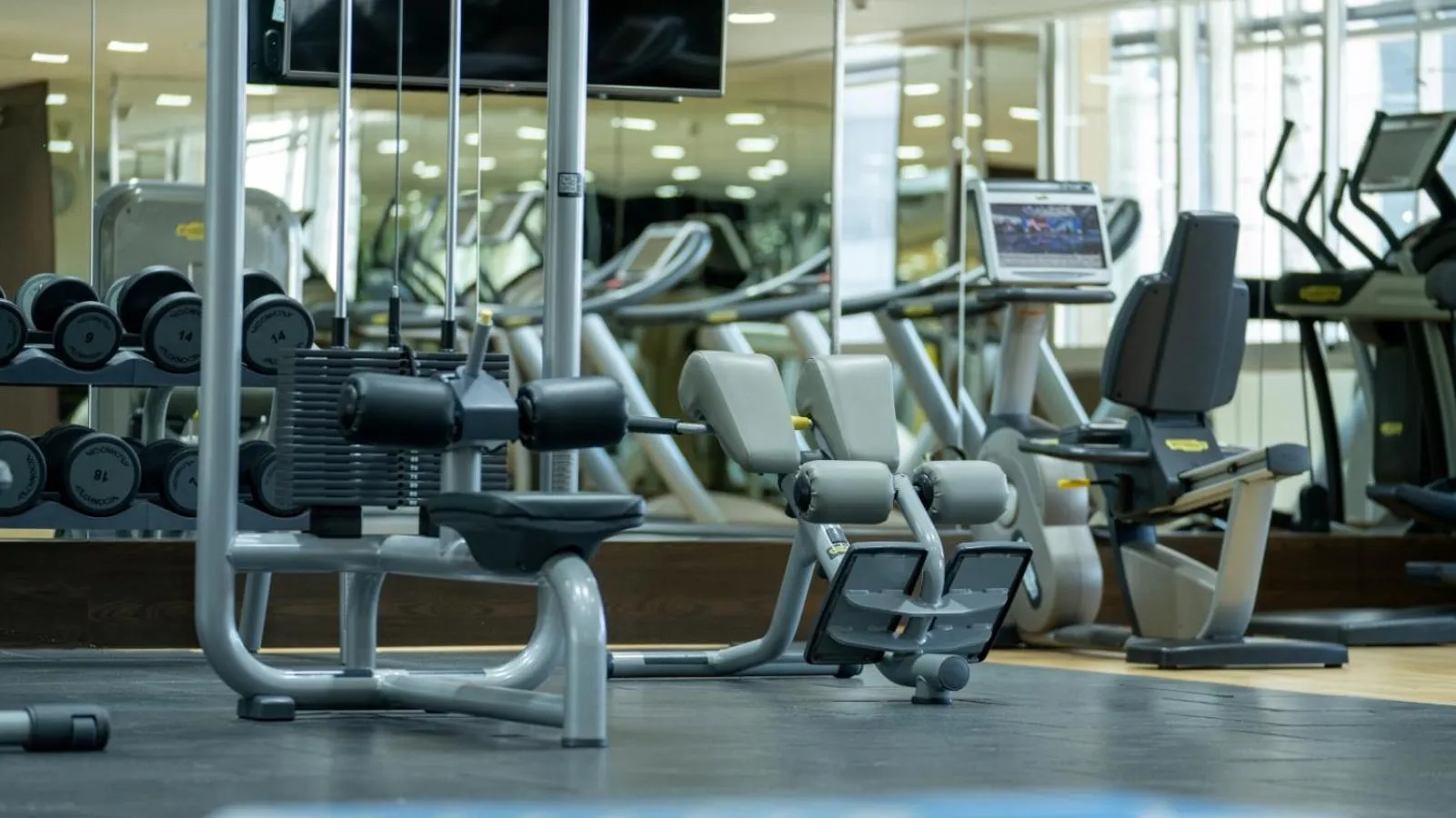 Fitness centre/facilities in The Abdali Boulevard Hotel