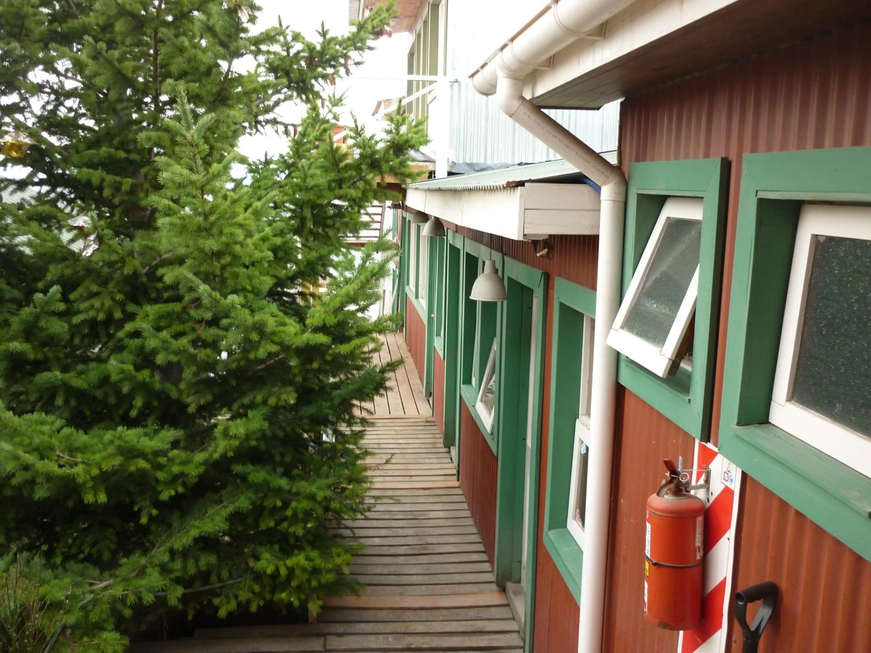 Facade/entrance in Hostel Los Cormoranes