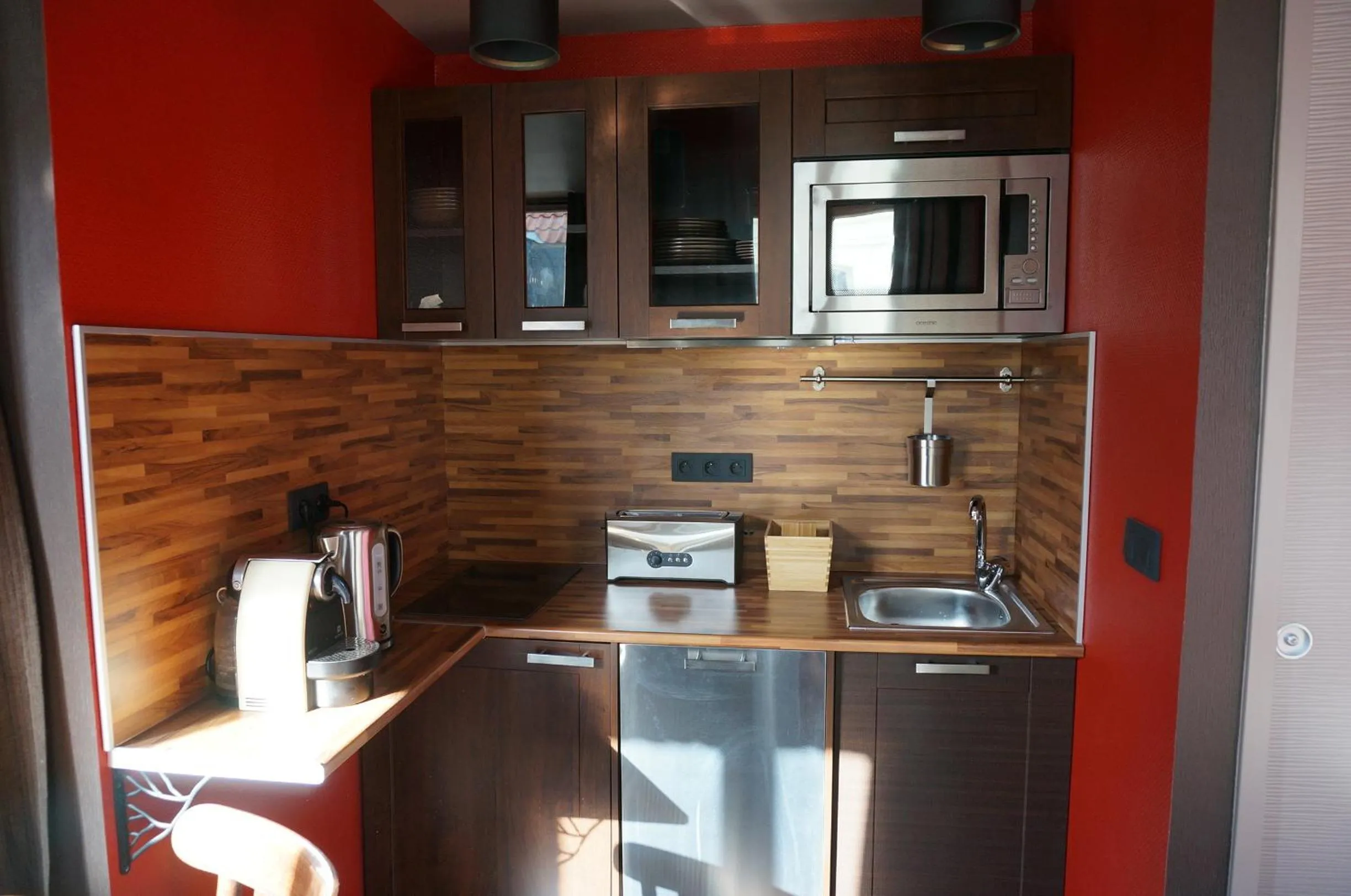 Kitchen or kitchenette in Le 84 Sainte-Cath'