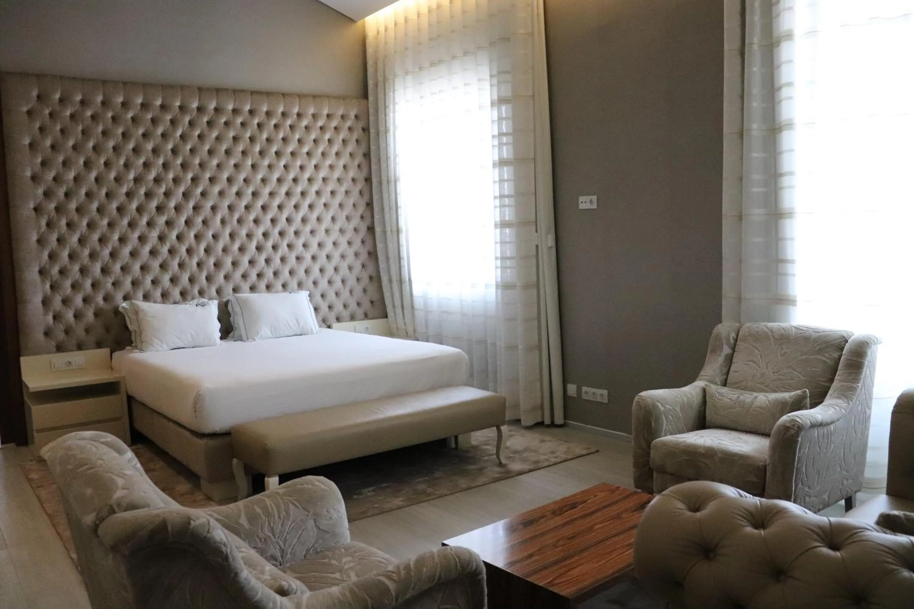 Photo of the whole room, Bed in Afrin Prestige Hotel