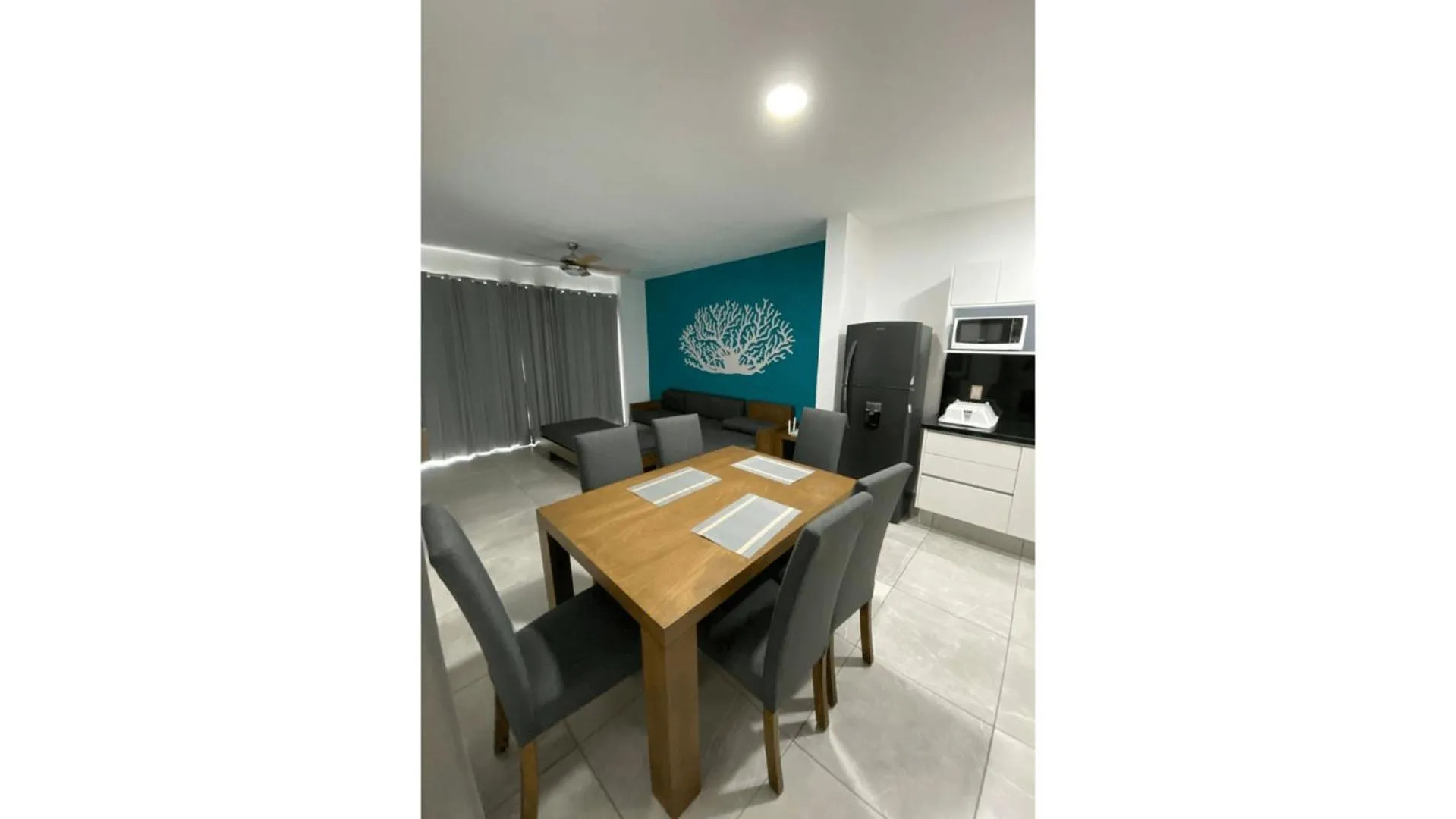 Dining area in Pacifika Marina Mazatlán