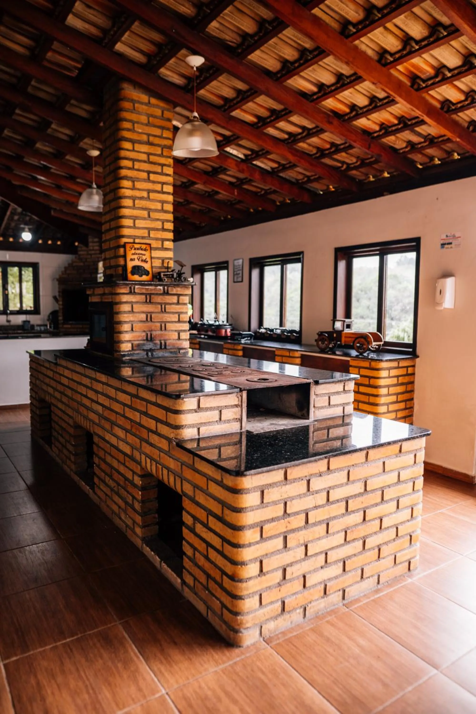 Kitchen or kitchenette in Espaço Villa Verde