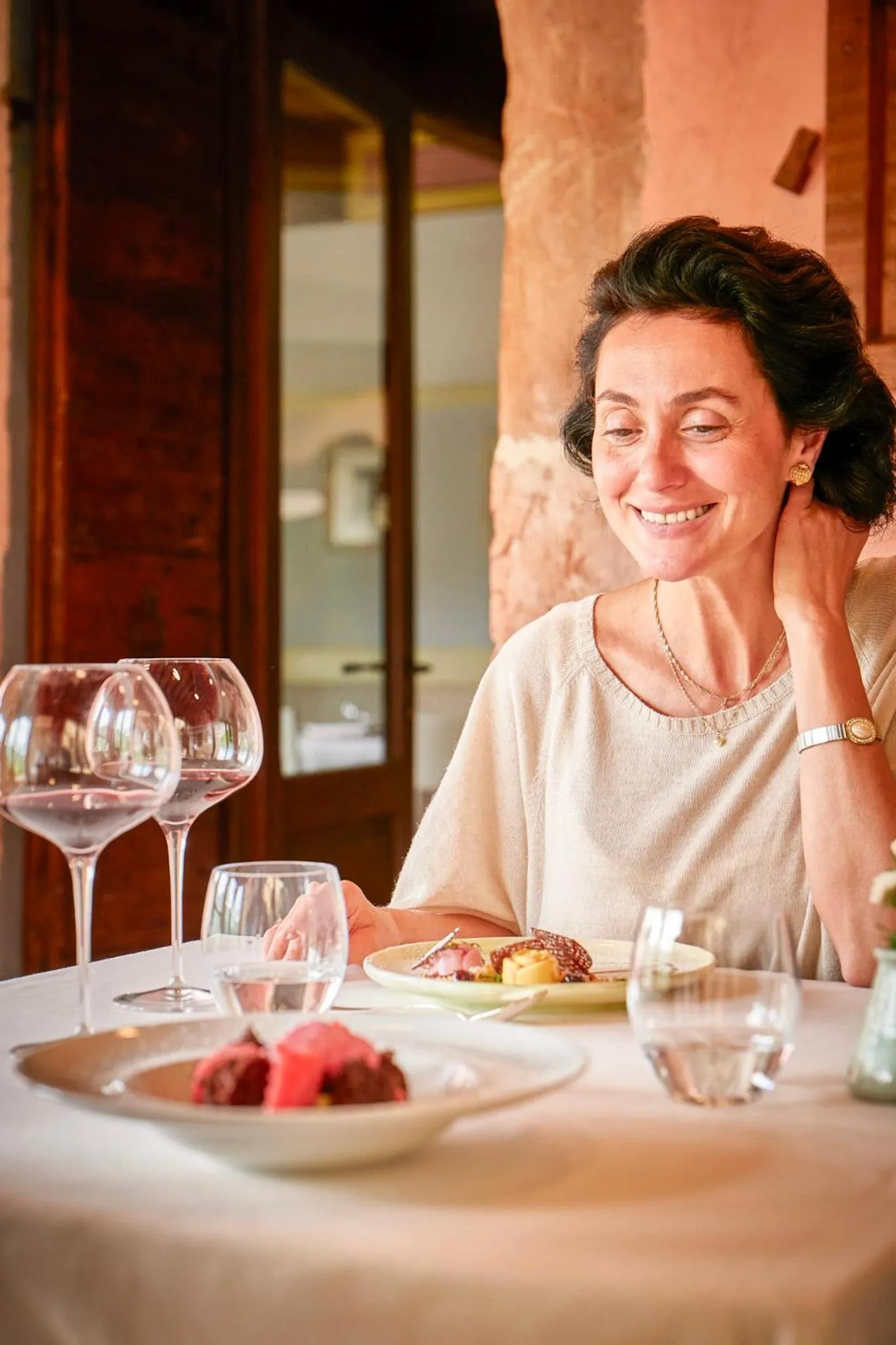 Restaurant/places to eat in Castello Di Postignano Relais