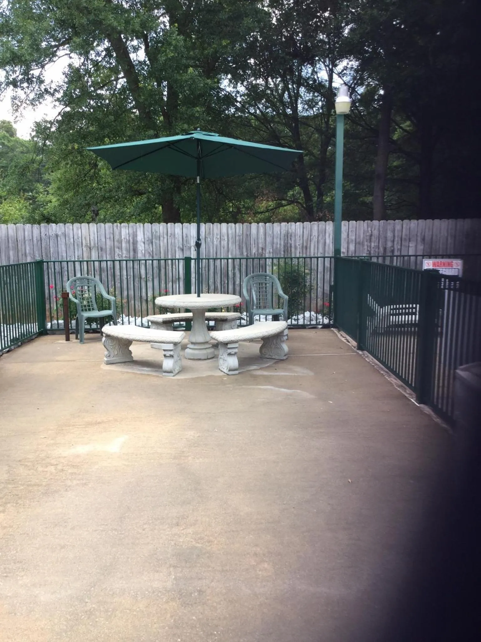 Patio in Quality Inn Hartwell