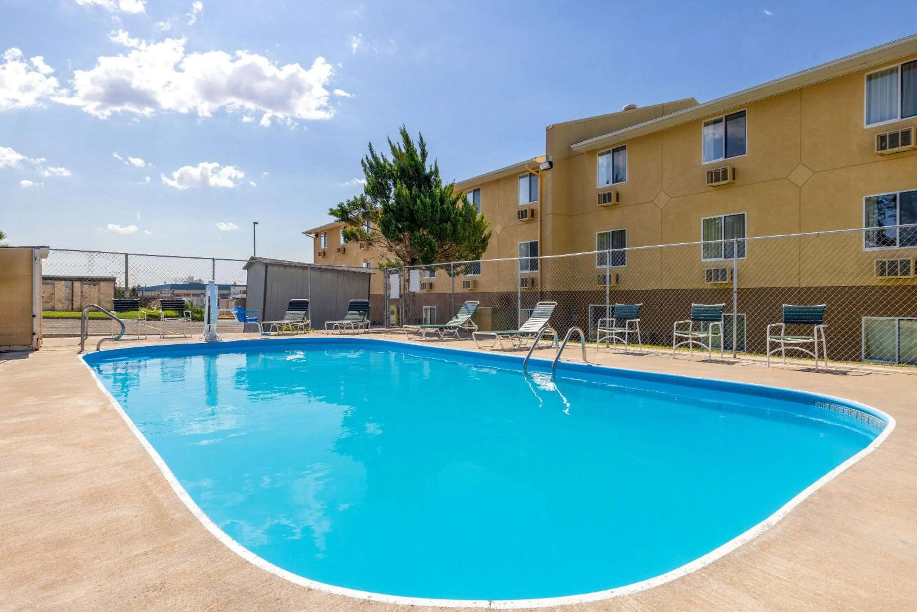 Pool view in Super 8 by Wyndham Dodge City