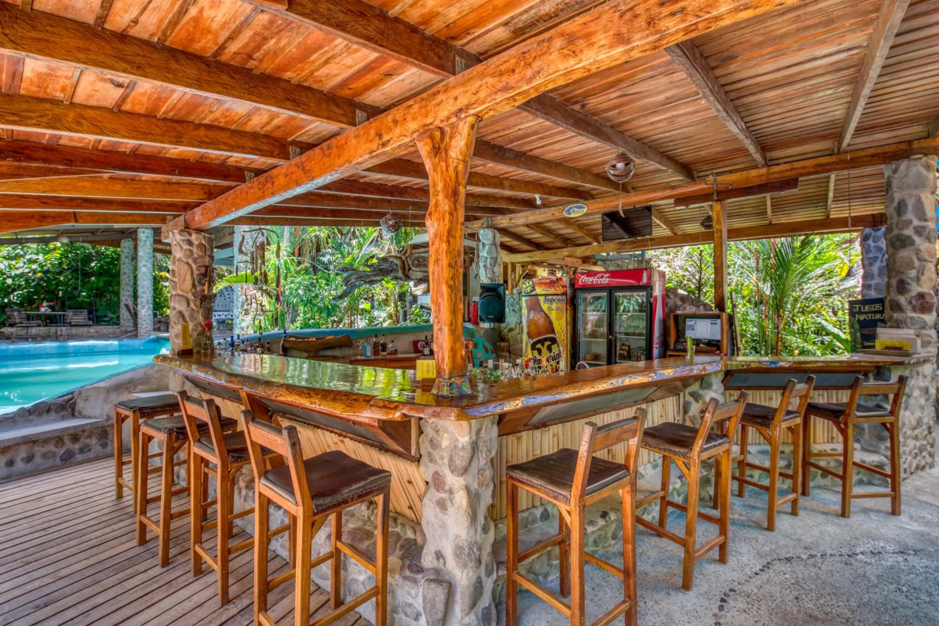 Lounge or bar in Omega Tours Eco-Jungle Lodge