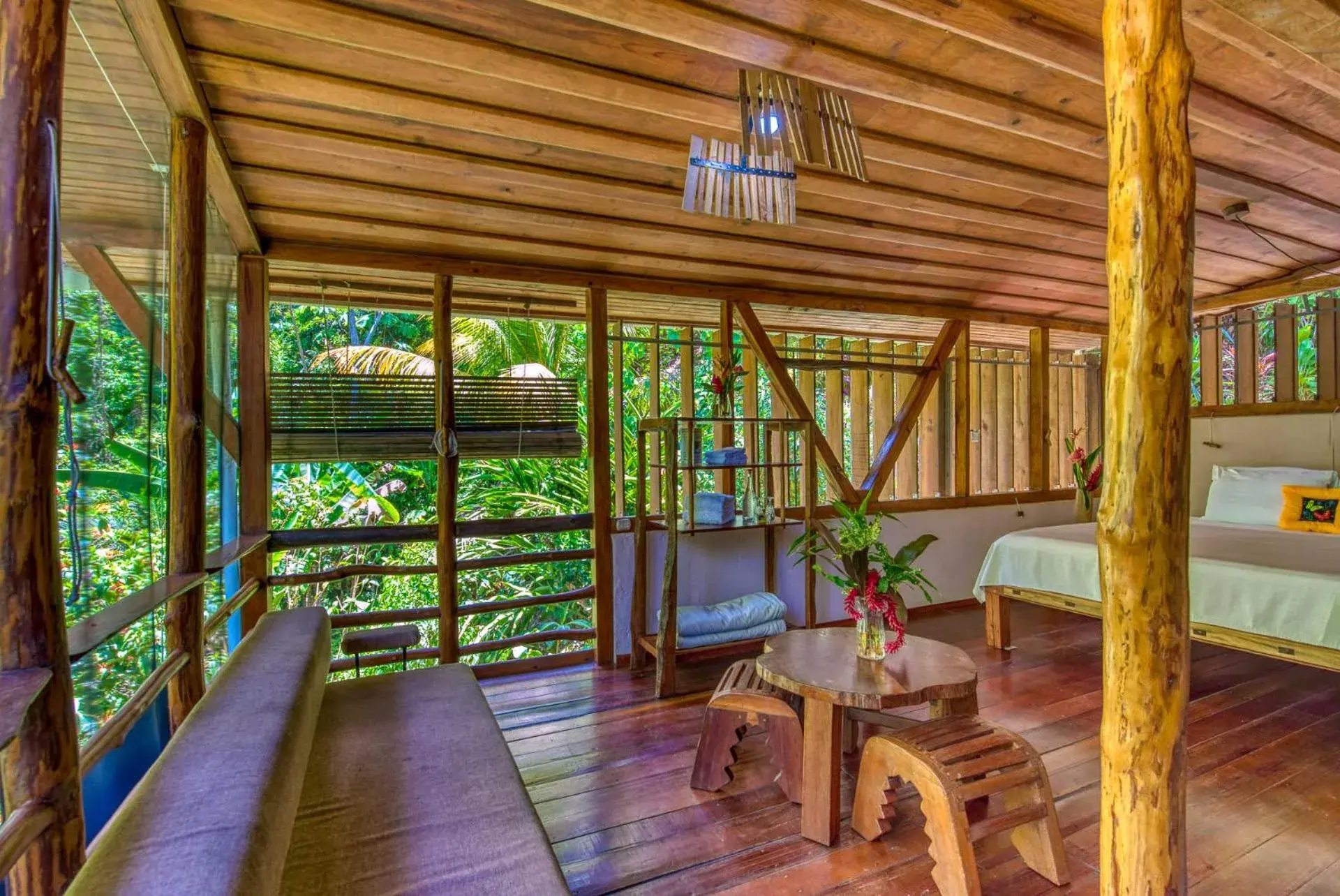 Bamboo Cabin - single occupancy - Studio with garden view in Omega Tours Eco-Jungle Lodge Bamboo Cabin - single occupancy - Studio with garden view in Omega Tours Eco-Jungle Lodge