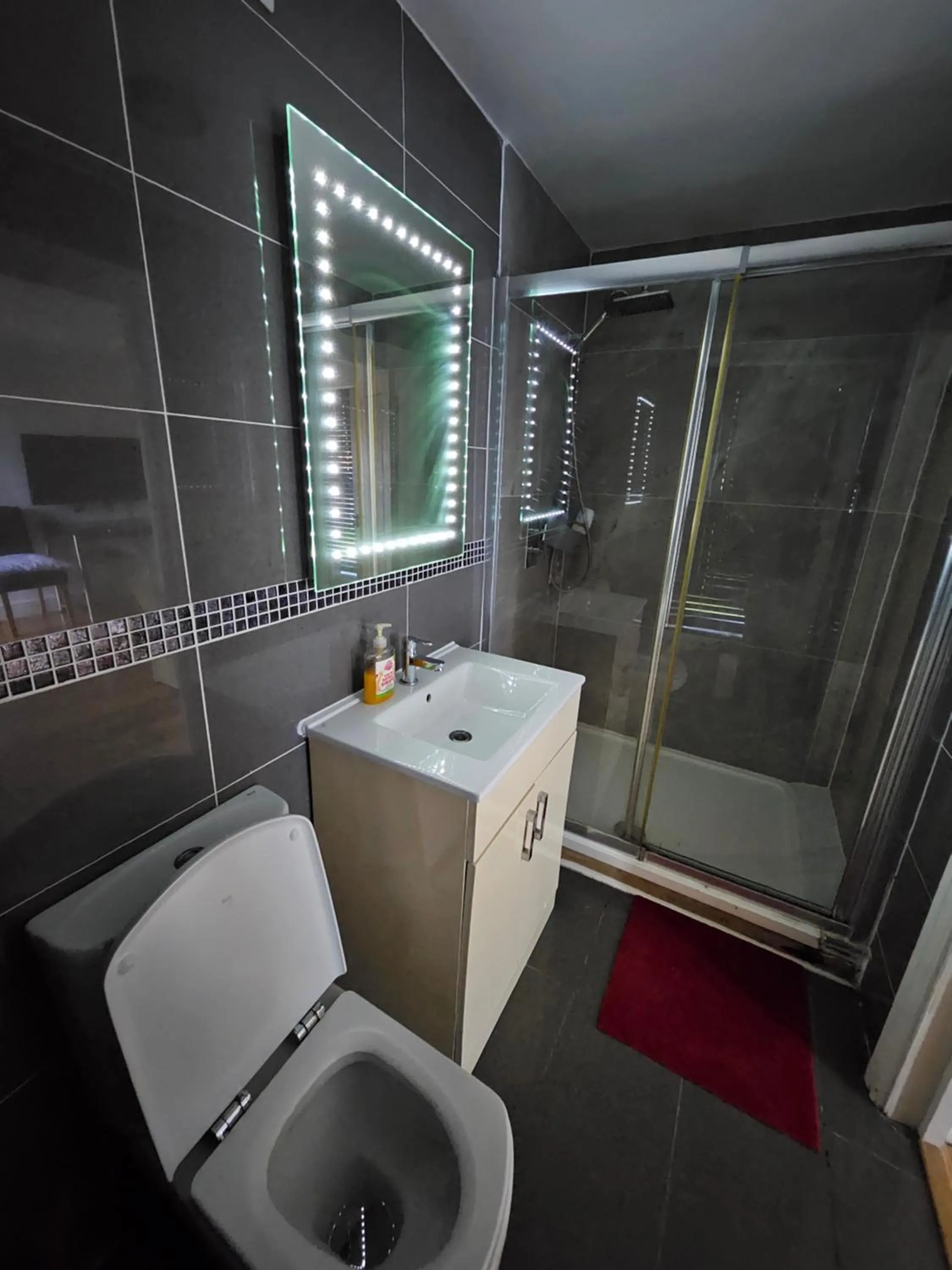 Bathroom in SnoozeDen Westmead - Windsor Castle & Legoland