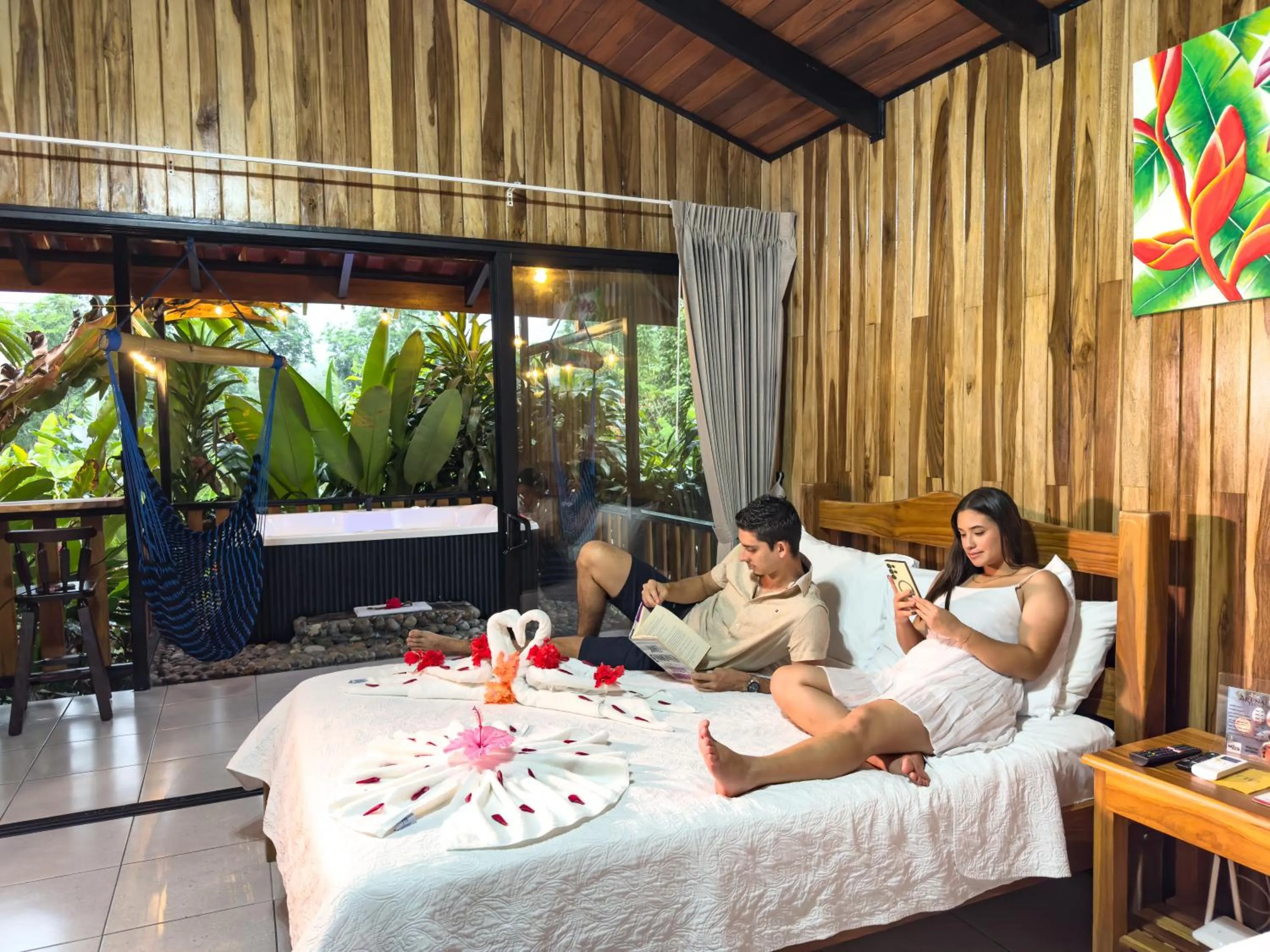 Bed in Hotel Rancho Cerro Azul