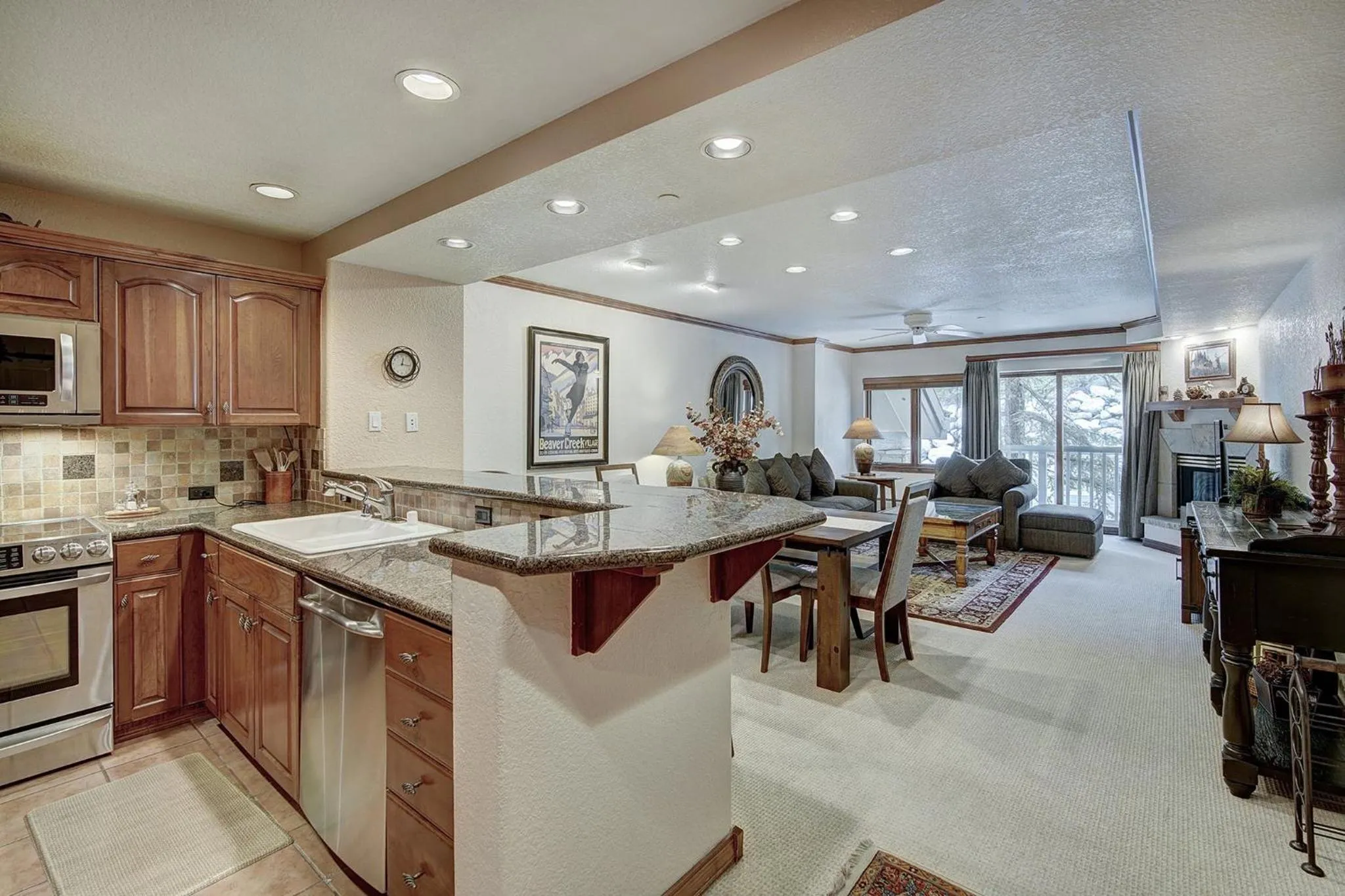 Living room in St James Beaver Creek, A Vail Resorts Property