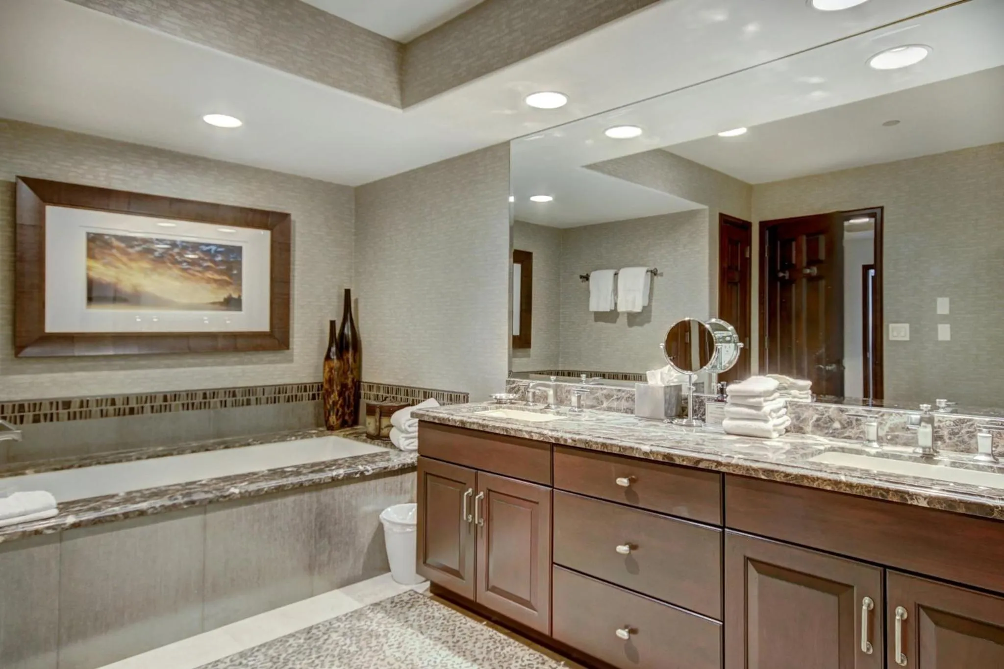 Bathroom in The Pines Lodge, a RockResort, by Vail Resorts