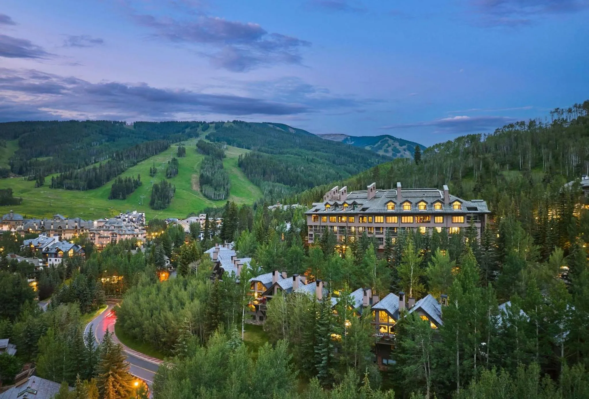 Property building in The Pines Lodge, a RockResort, by Vail Resorts