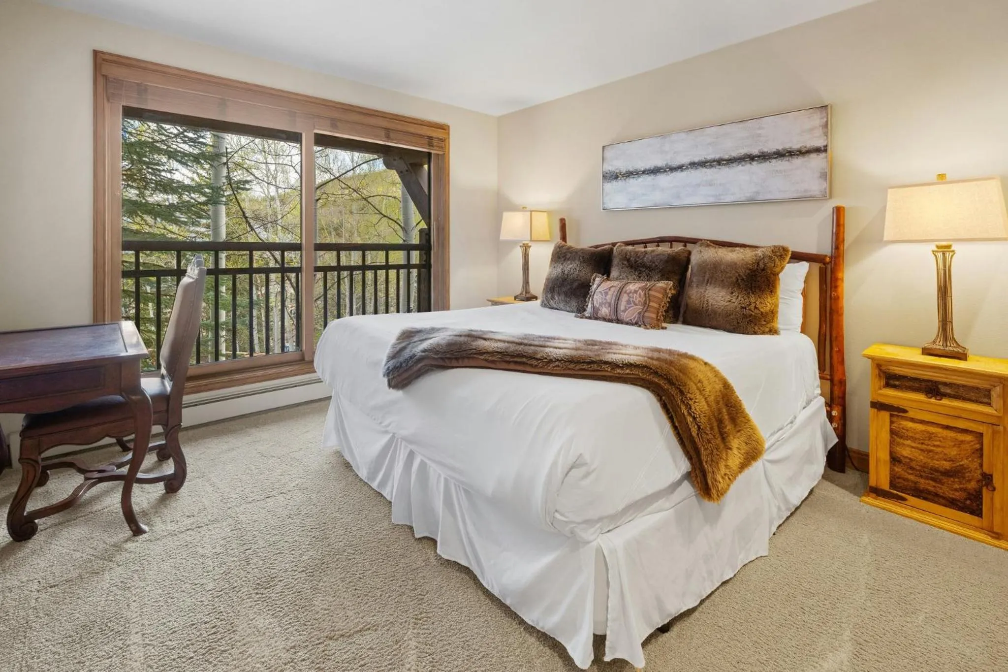 Bedroom, Bed in The Pines Lodge, a RockResort, by Vail Resorts