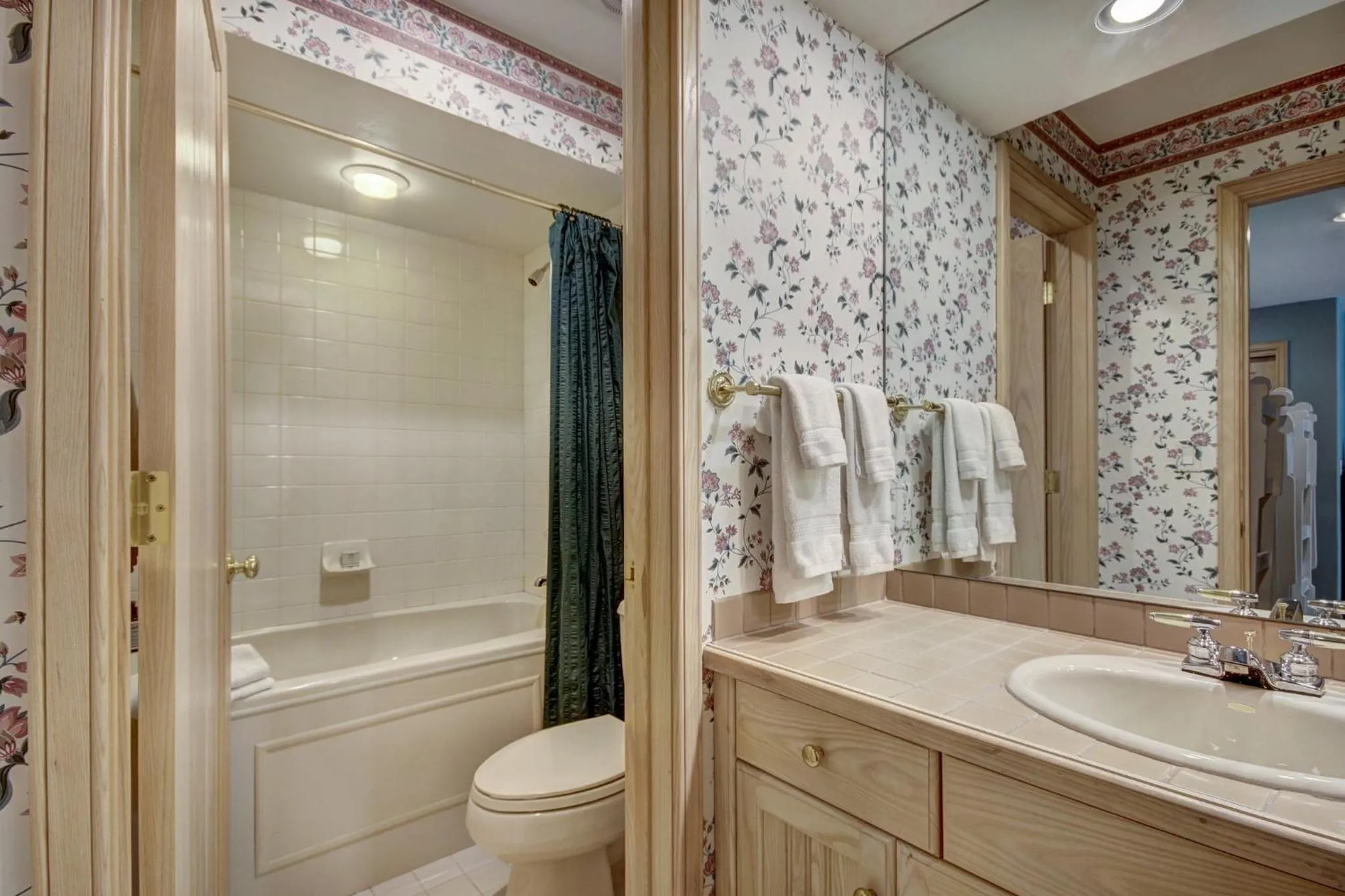 Bathroom in The Pines Lodge, a RockResort, by Vail Resorts