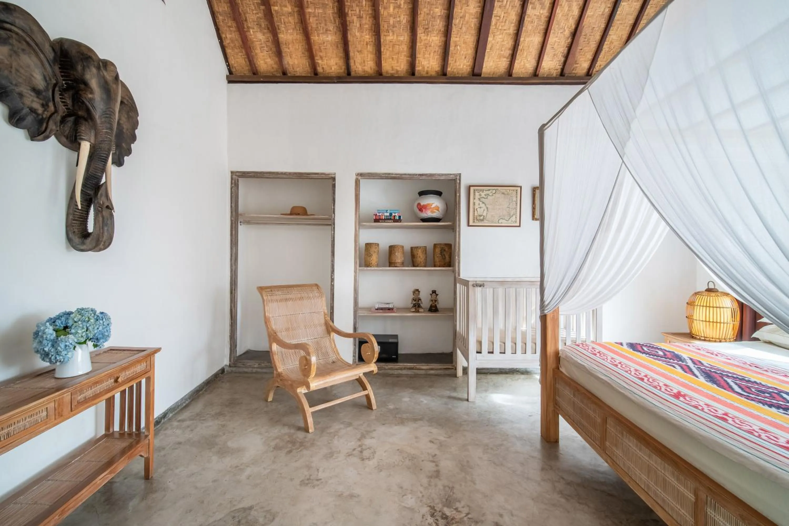 Bathroom, Bed in Villa Katak by Villa Finder